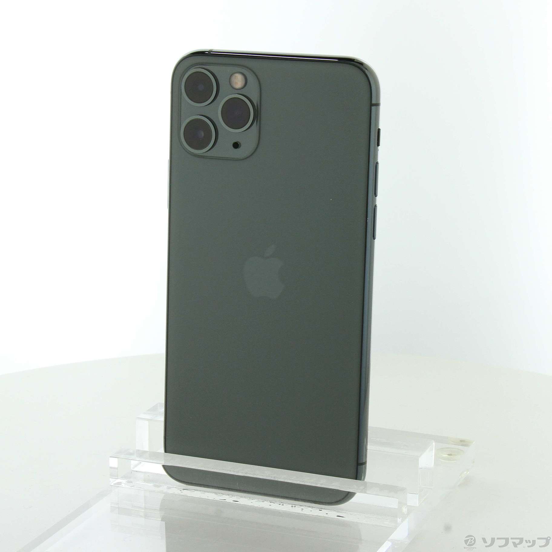 中古】iPhone11 Pro 256GB ミッドナイトグリーン MWCC2J／A SIMフリー