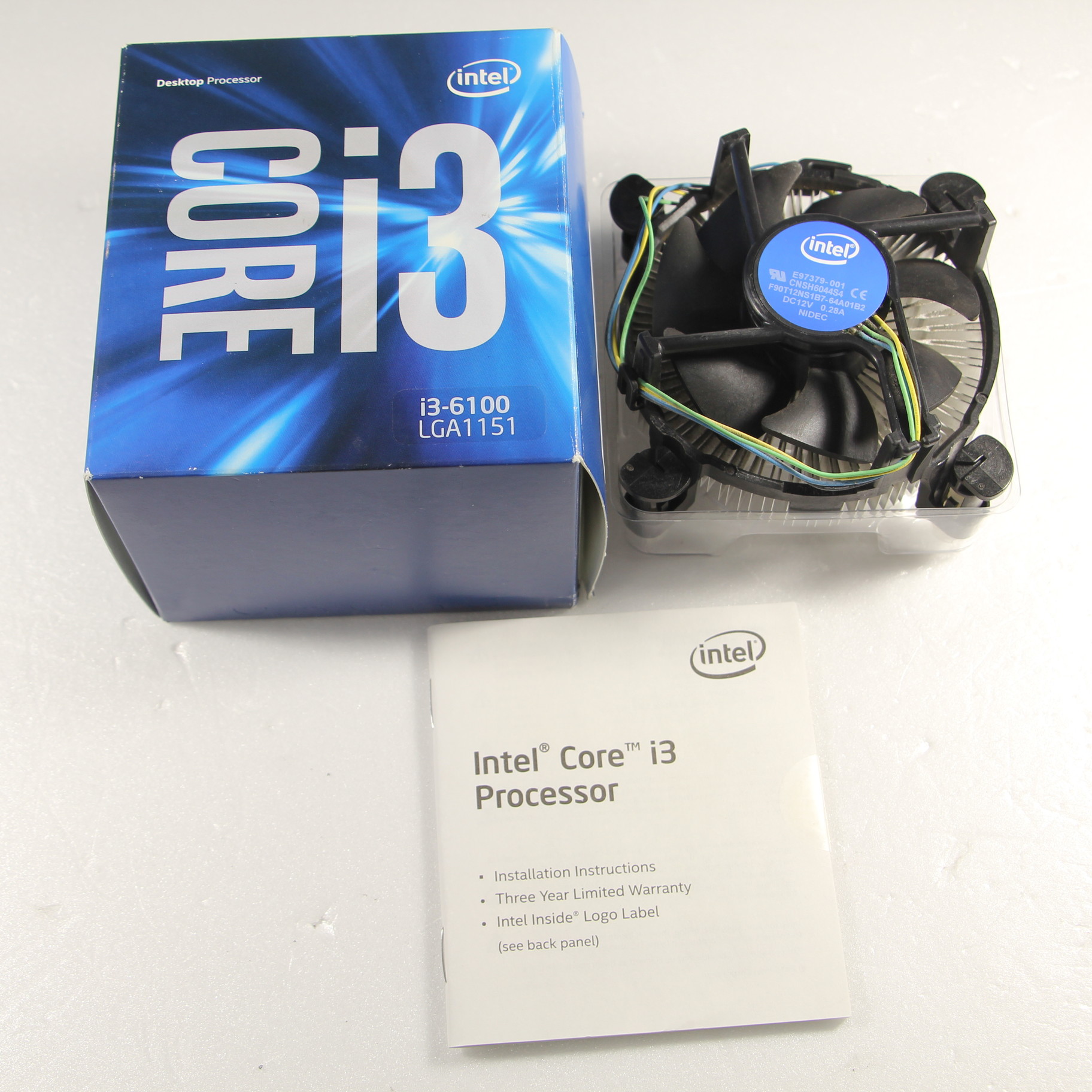 【動作品】Intel Core i3 6100 LGA1151PC/タブレット