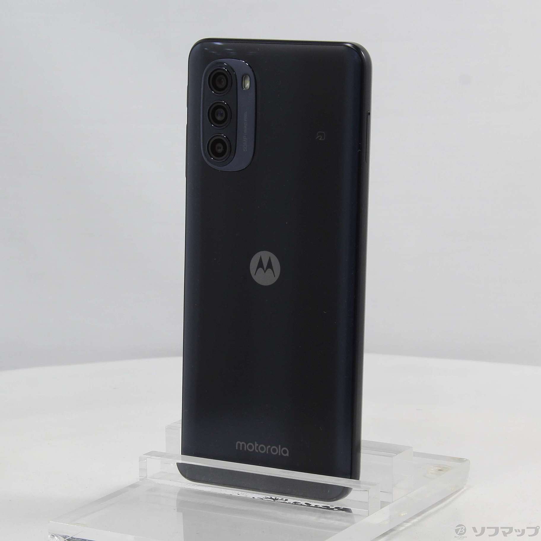 中古】moto g52j 5G 128GB インクブラック PATM0000JP SIMフリー