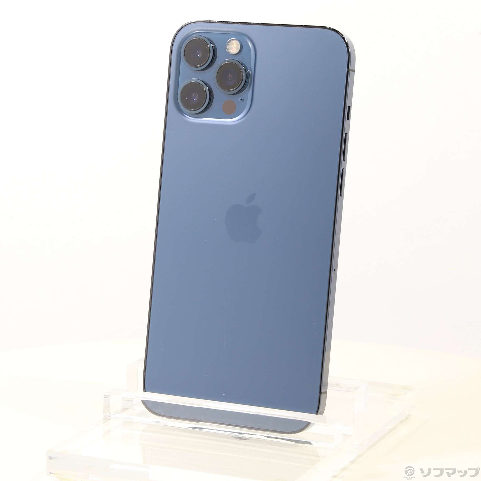 中古】iPhone12 Pro Max 256GB パシフィックブルー MGD23J／A SIM