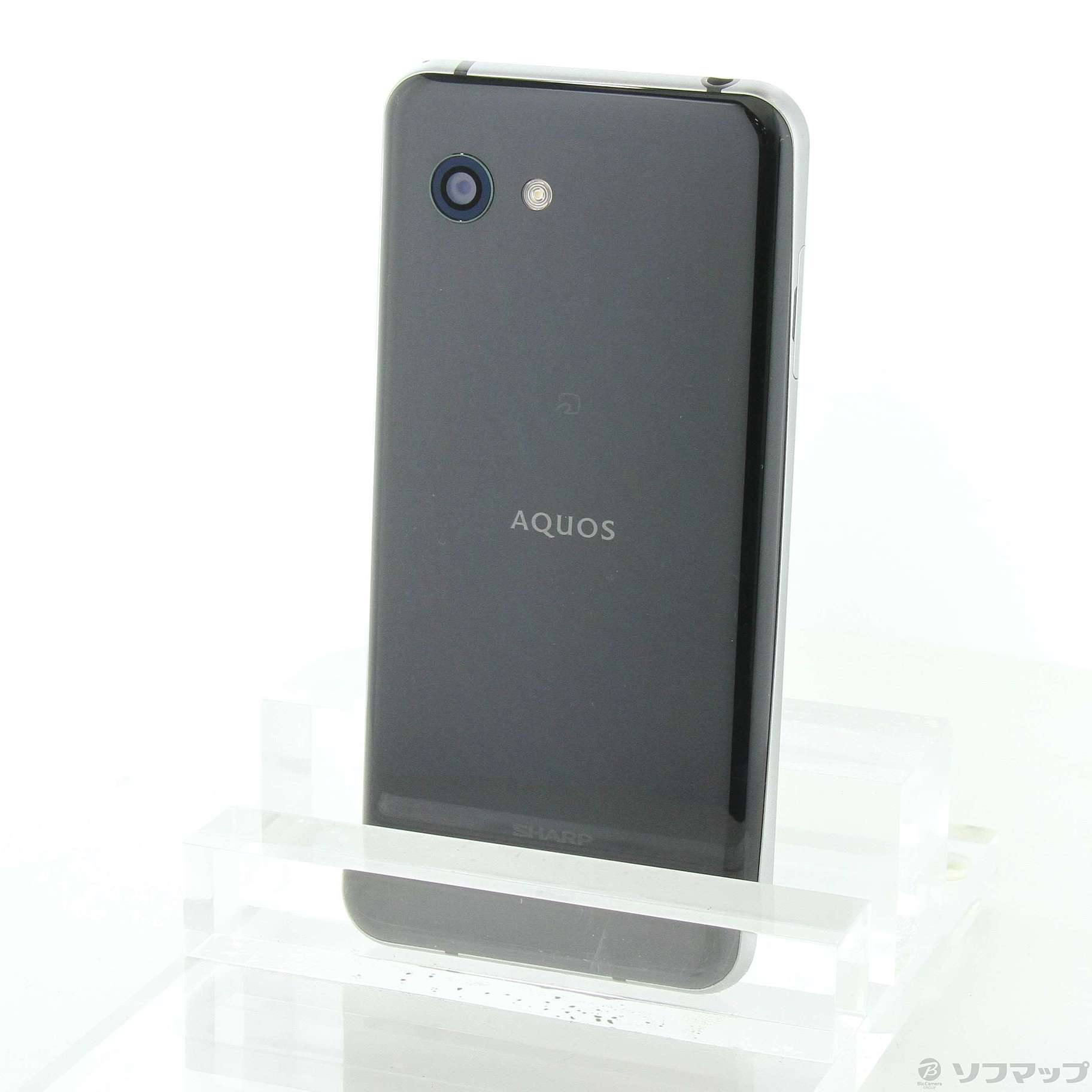 AQUOS R2 compact ピュアブラック 64 GB SIMフリースマホ/家電/カメラ