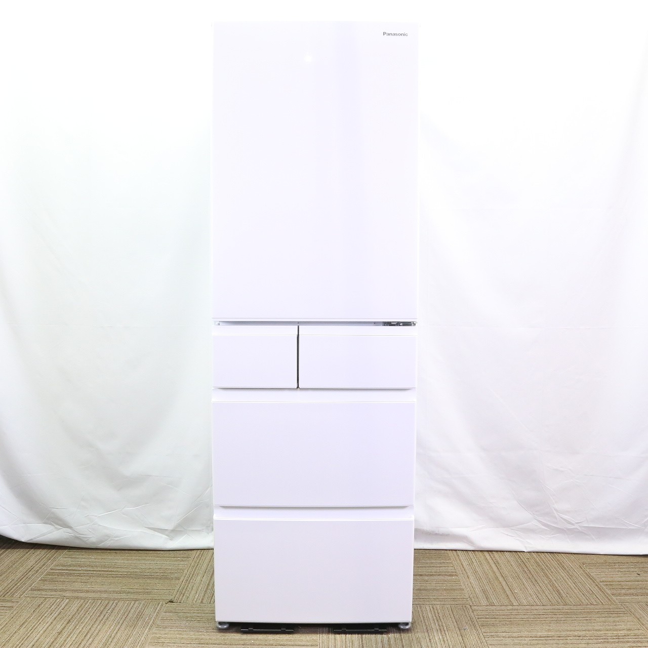 中古】〔展示品〕 冷蔵庫 EXタイプ ハーモニーホワイト NR-E418EX-W 