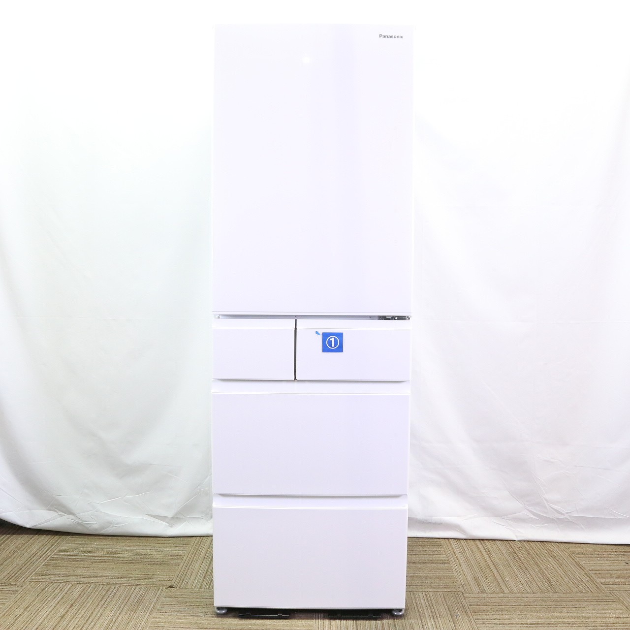 中古】〔展示品〕 冷蔵庫 EXタイプ ハーモニーホワイト NR-E418EX-W
