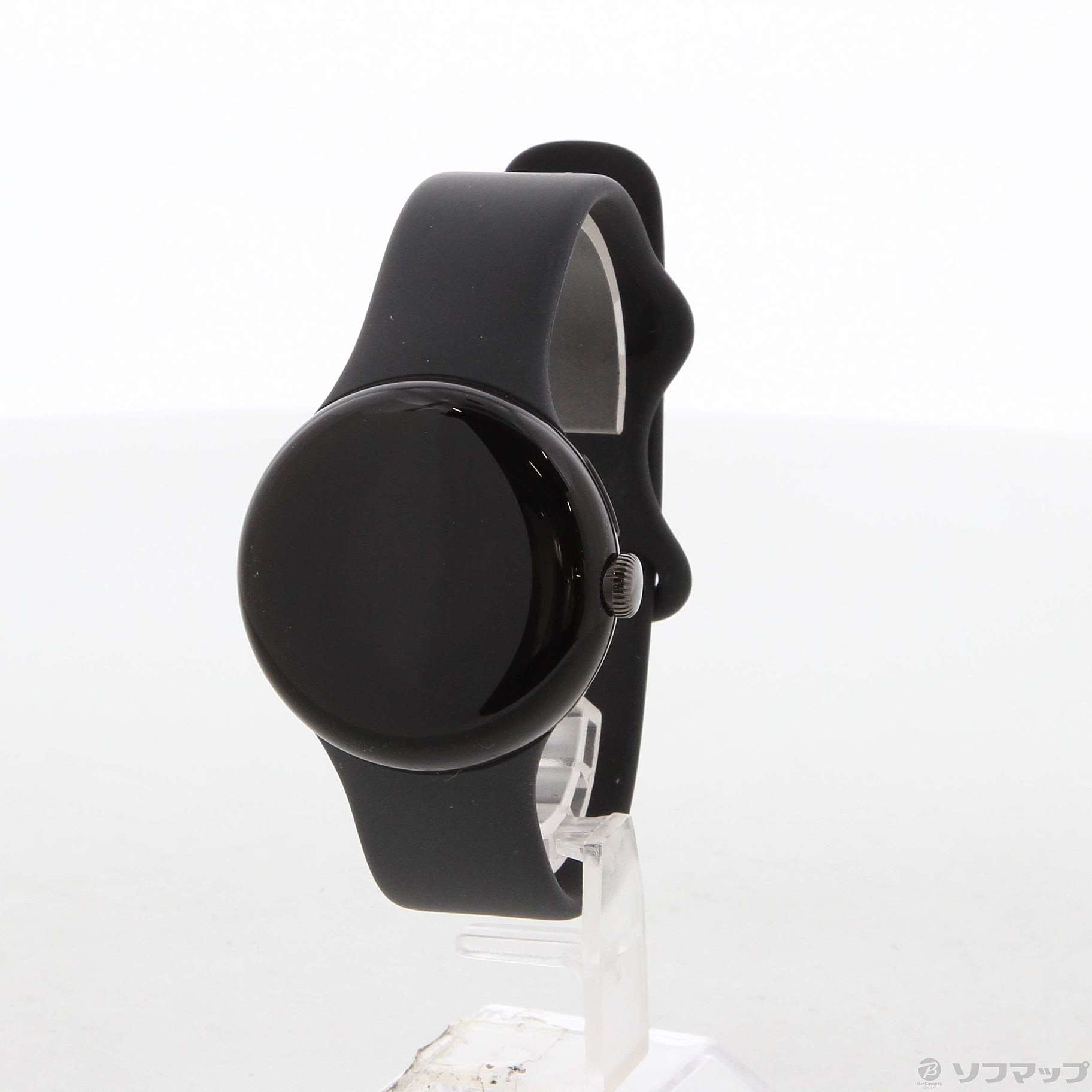 中古】Google Pixel Watch Matte Black ステンレス ケース／Obsidian