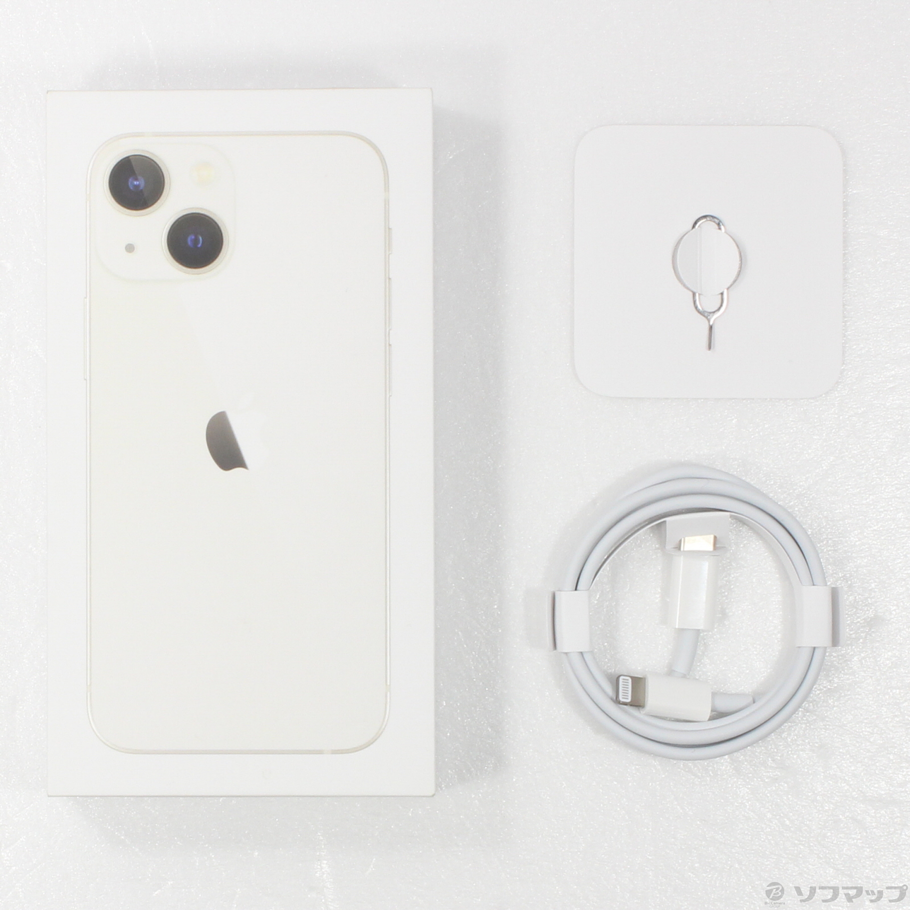 スマートフォン本体 iPhone13 mini 128GB MLJC3J/A 中古】iPhone13 mini 128GB スターライト MLJE3J／A SIMフリー