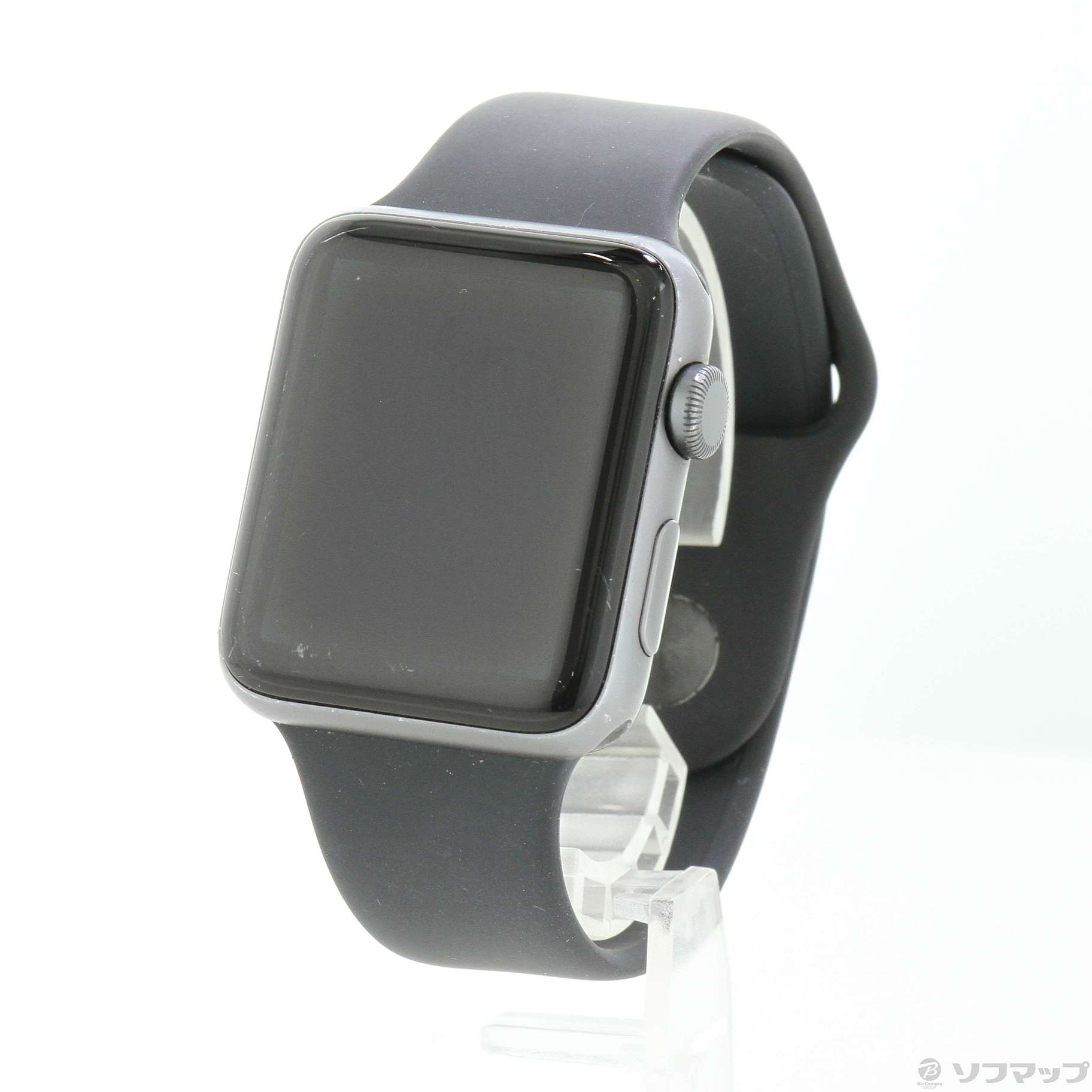 【売約済】新品 Apple Watch Series 3 42mm スペースグレイアルミニウムケース ブラックスポーツバンド アップルウォッチ MTF32J/A 札幌市 屯田店 中古】Apple Watch Series 3 GPS 42mm スペースグレイアルミニウム