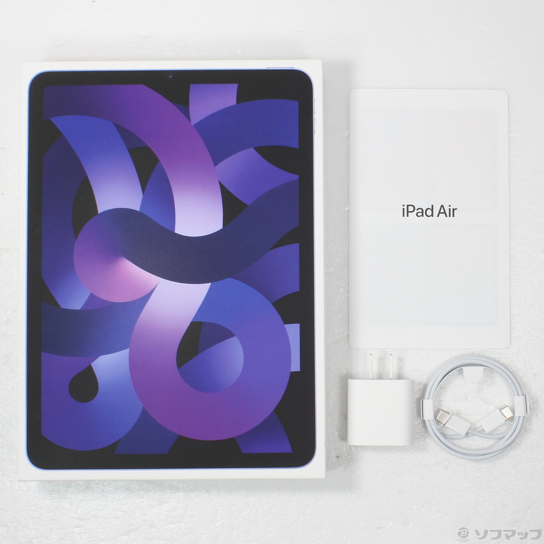 中古】iPad Air 第5世代 256GB パープル MME63J／A Wi-Fi