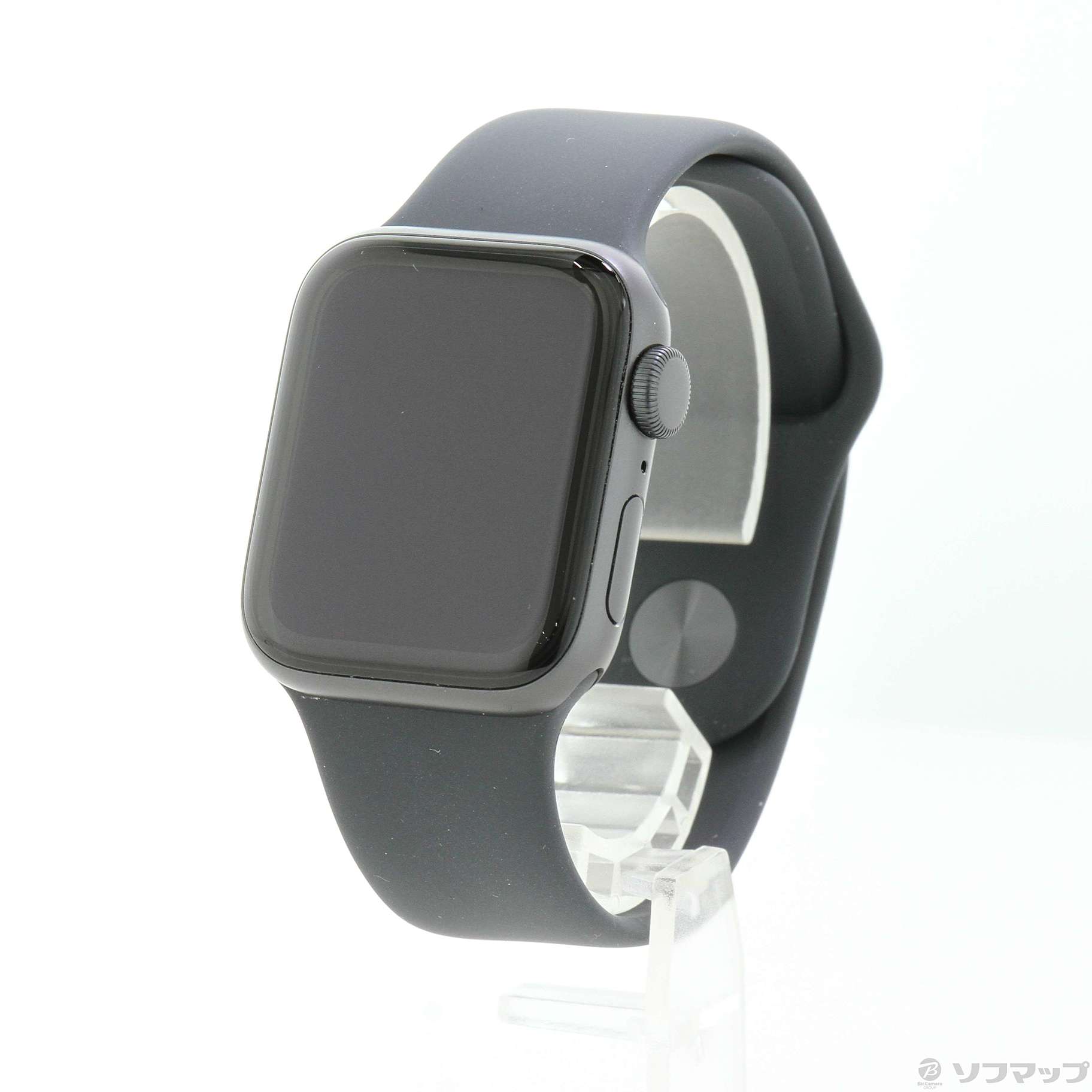 〔中古品〕 Apple Watch SE 第1世代 GPS 40mm スペースグレイアルミニウムケース ブラックスポーツバンド