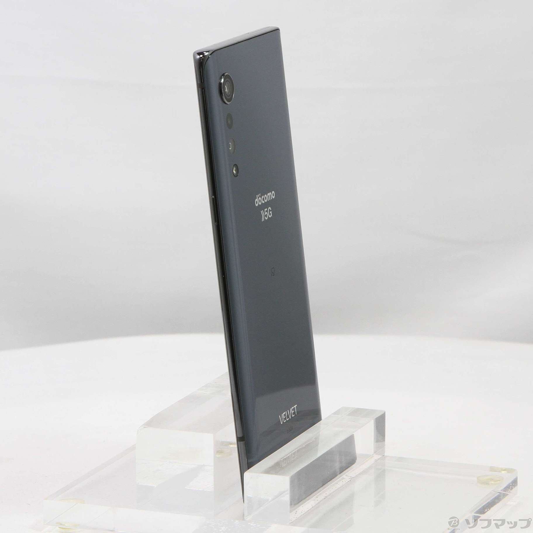 中古】LG VELVET 128GB オーロラグレー L-52A docomo [2133044243541