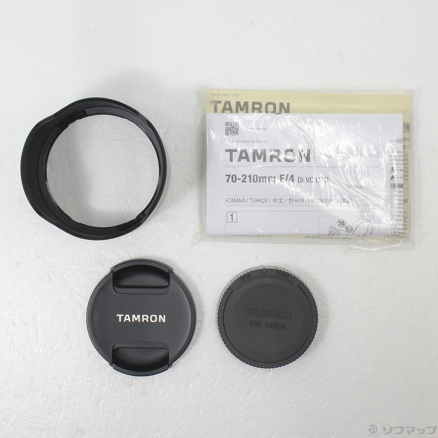 中古】TAMRON 70-210mm F／4 Di VC USD (A034) キヤノン用