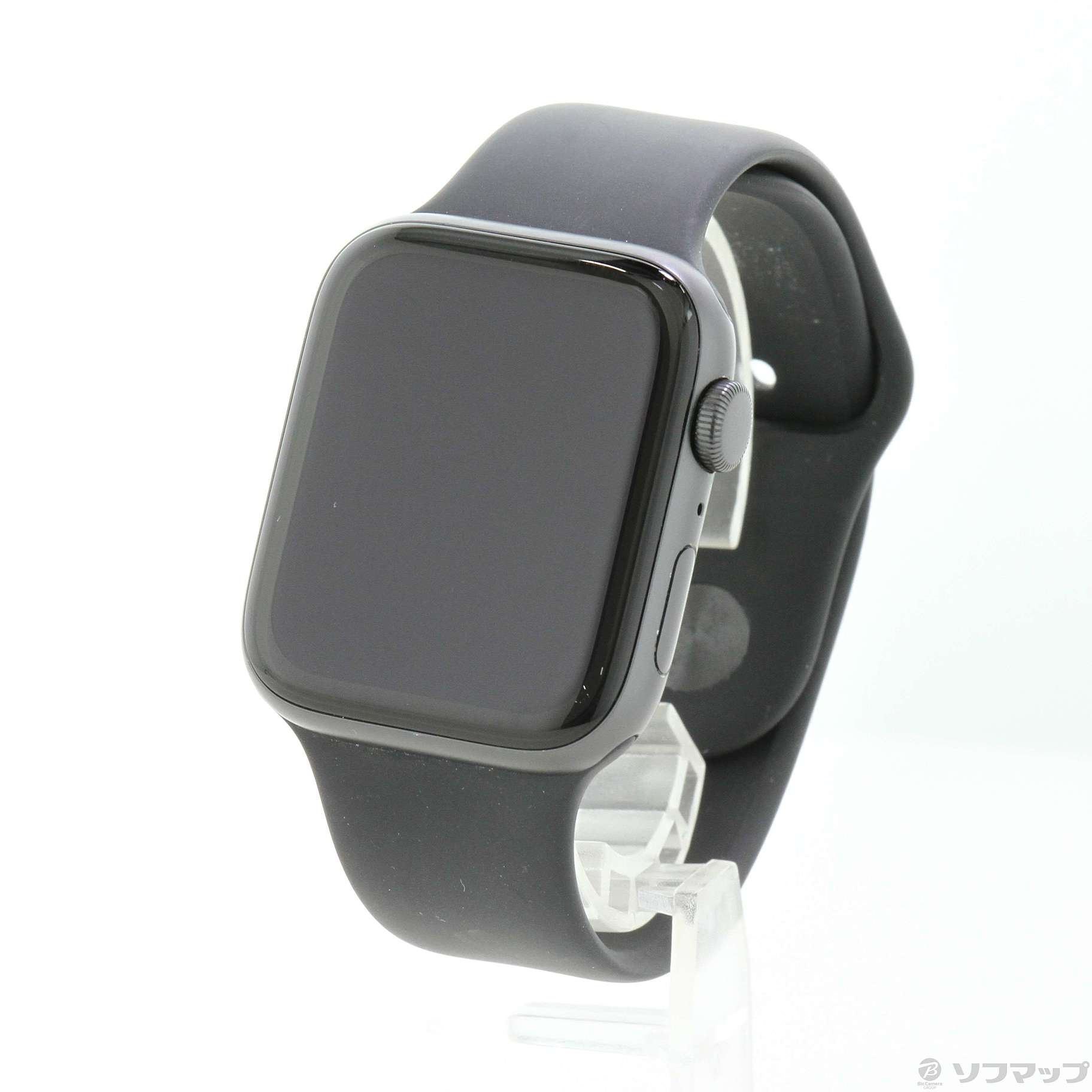 レッド系 Apple Watch SE 44mmスペースグレイアルミニウムケースと