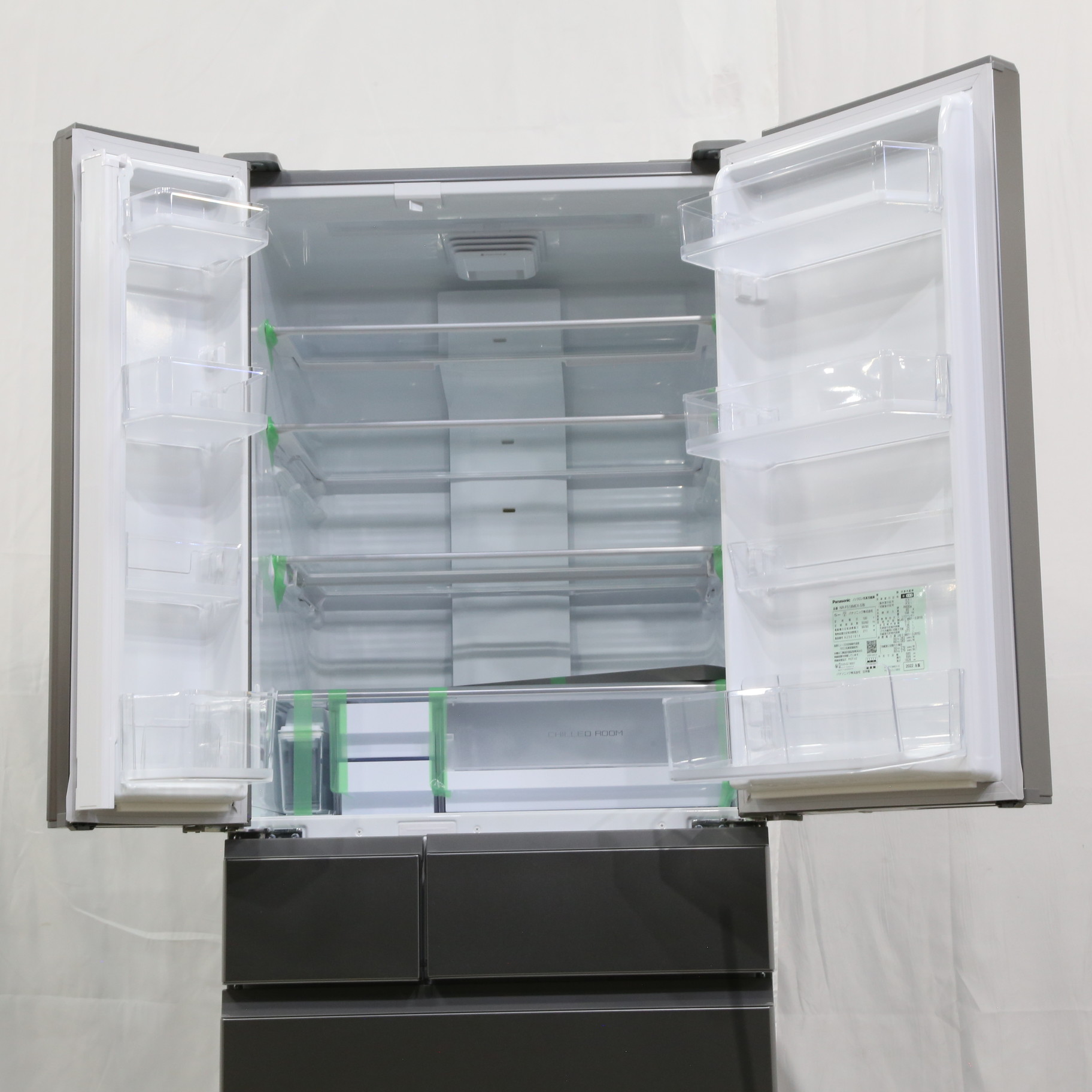 中古】〔展示品〕 冷蔵庫 MEXタイプ ステンレスシルバー NR-F518MEX-S 