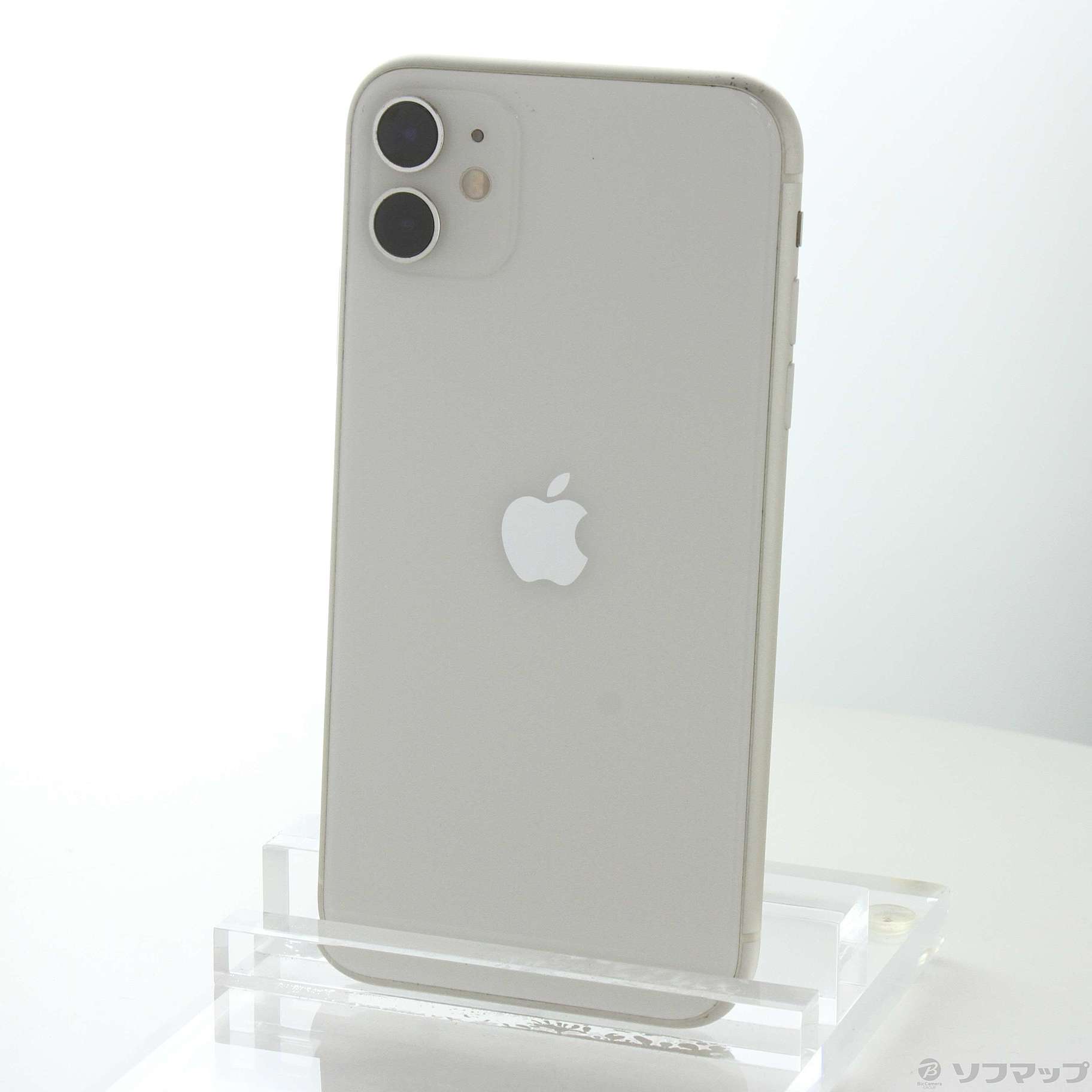 中古】iPhone11 128GB ホワイト MWM22J／A SIMフリー [2133044258644