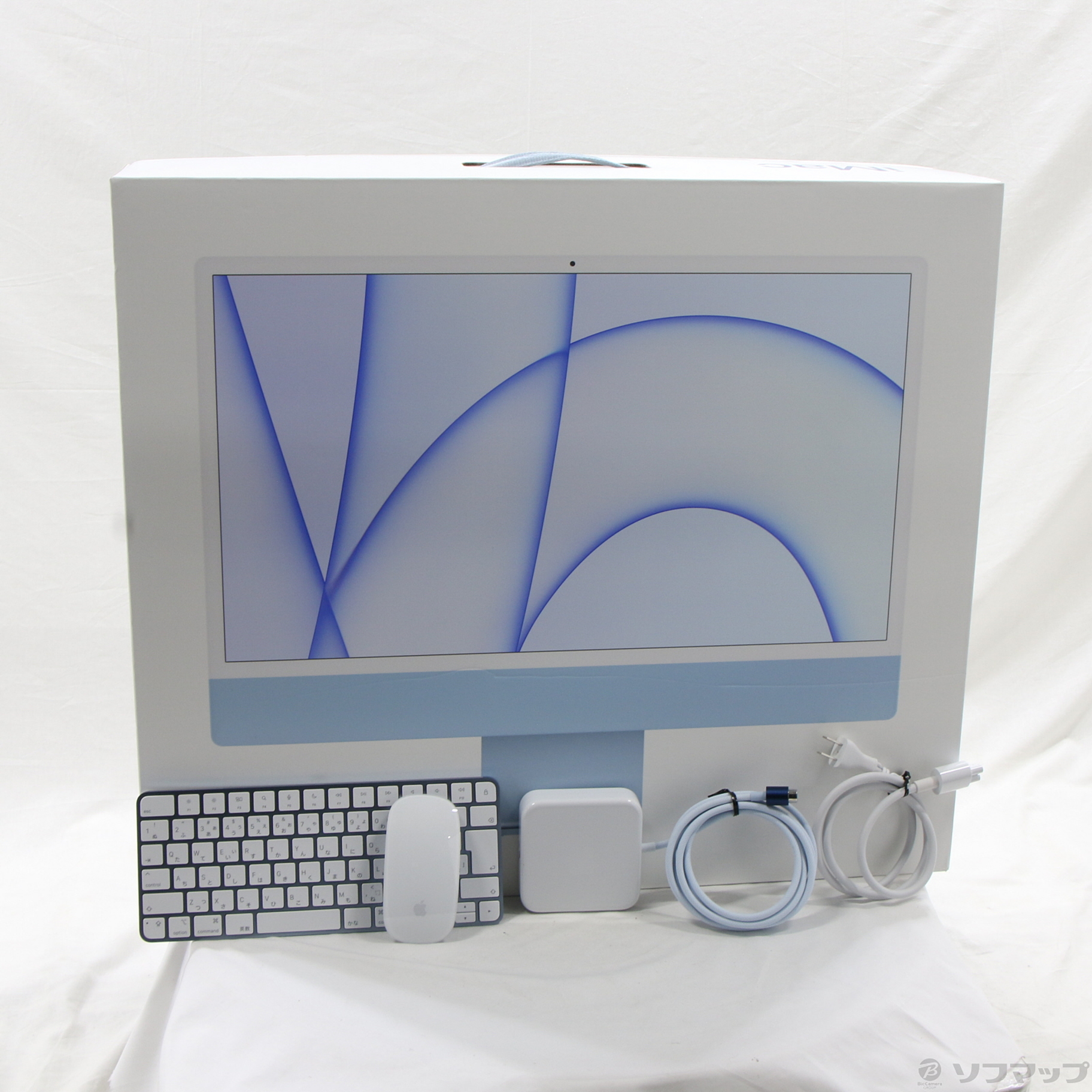 中古】iMac 24-inch Mid 2021 MJV93J／A Apple M1 8コアCPU_7コアGPU