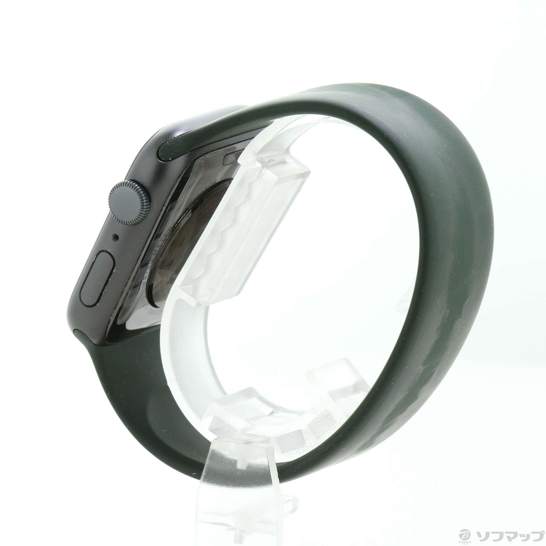 Apple Watch SE 第1世代 GPS 44mm スペースグレイアルミニウムケース キプロスグリーンソロループ