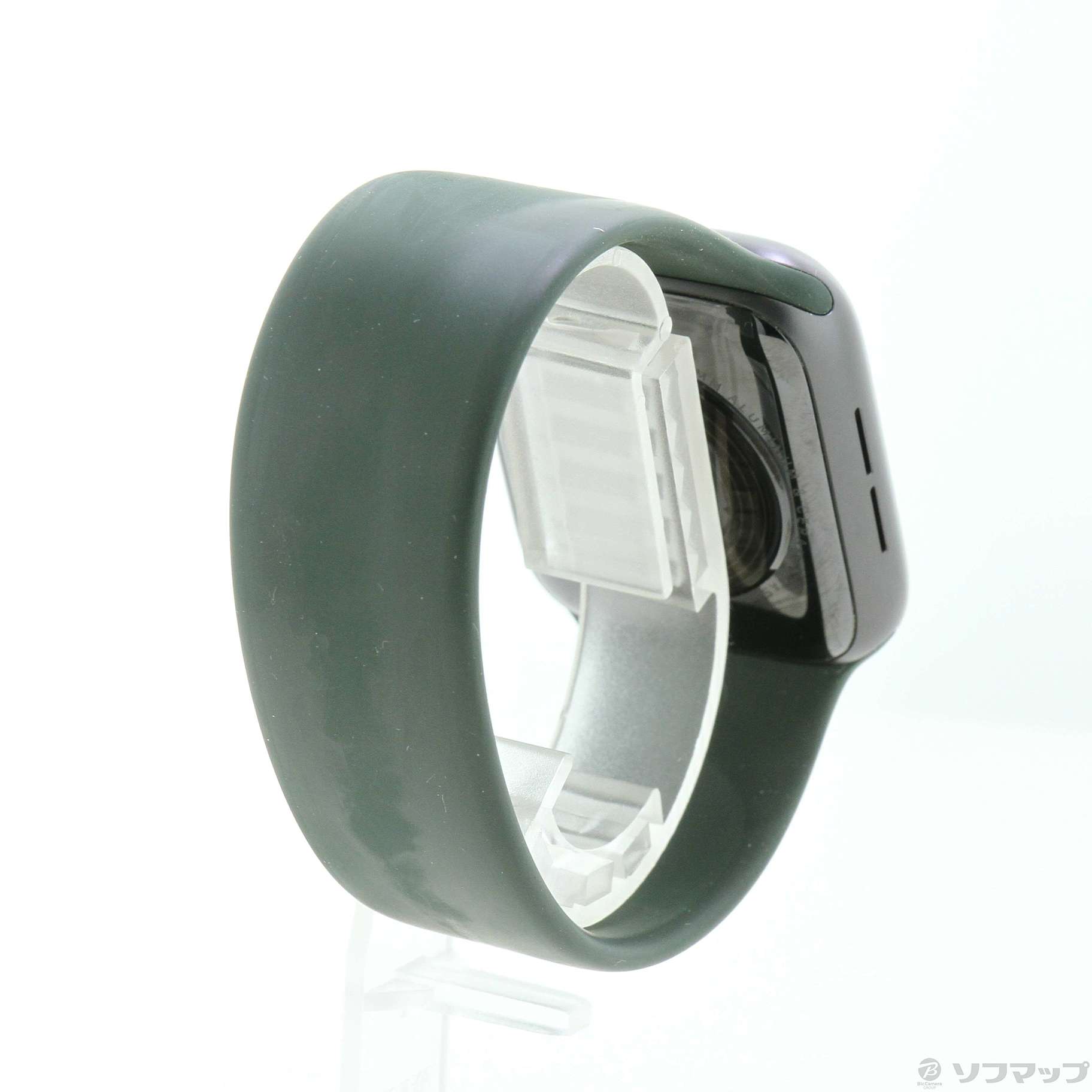 Apple Watch SE 第1世代 GPS 44mm スペースグレイアルミニウムケース キプロスグリーンソロループ
