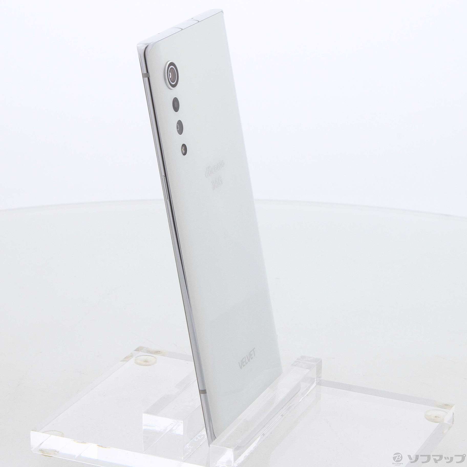 安心正規品docomo 美品☆ LG VELVET L-52A ホワイト 中古】LG VELVET 128GB オーロラホワイト L-52A docomo