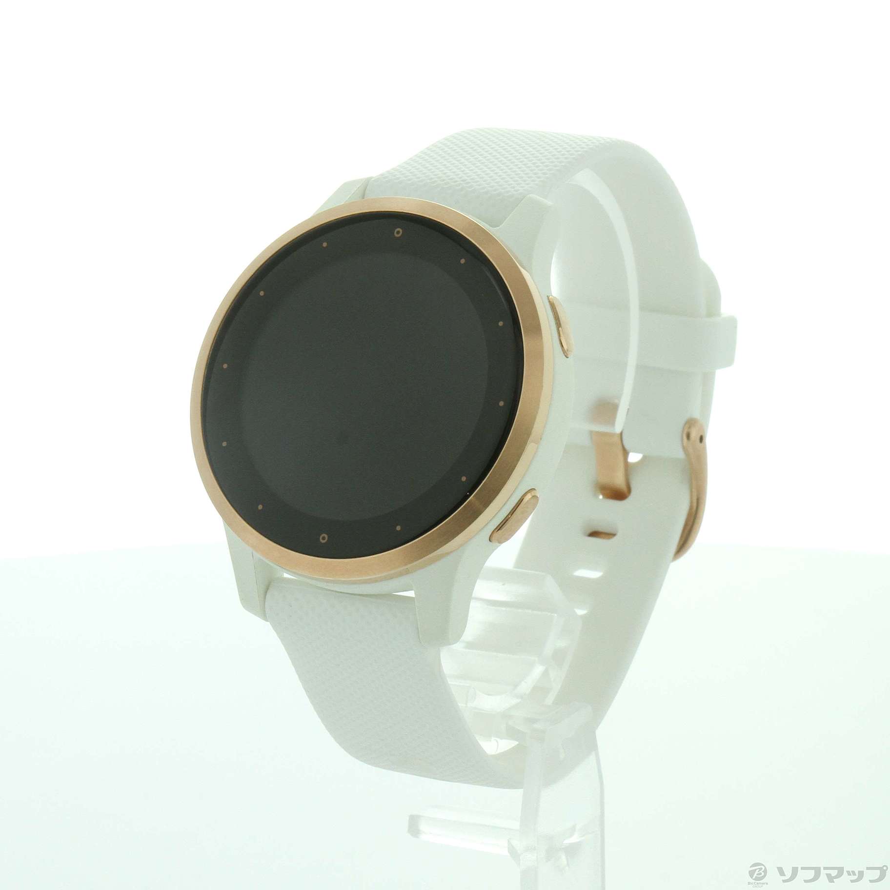 中古】〔展示品〕 vivoactive 4S White／Rose Gold 010-02172-27