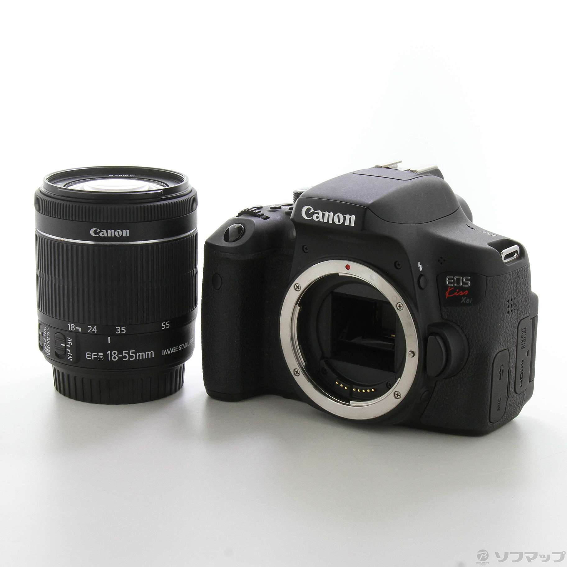 中古】EOS Kiss X8i EF-S18-55 IS STM レンズキット [2133044312827