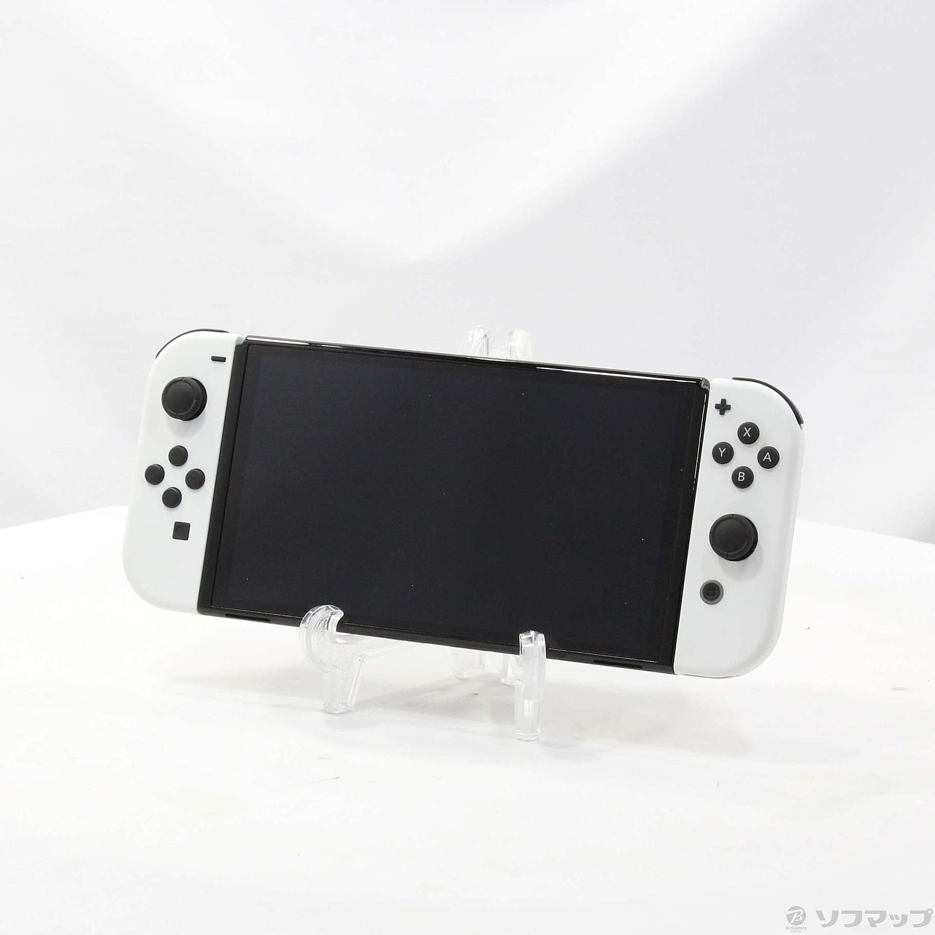 中古】Nintendo Switch 有機ELモデル Joy-Con(L)／(R) ホワイト ◇02 