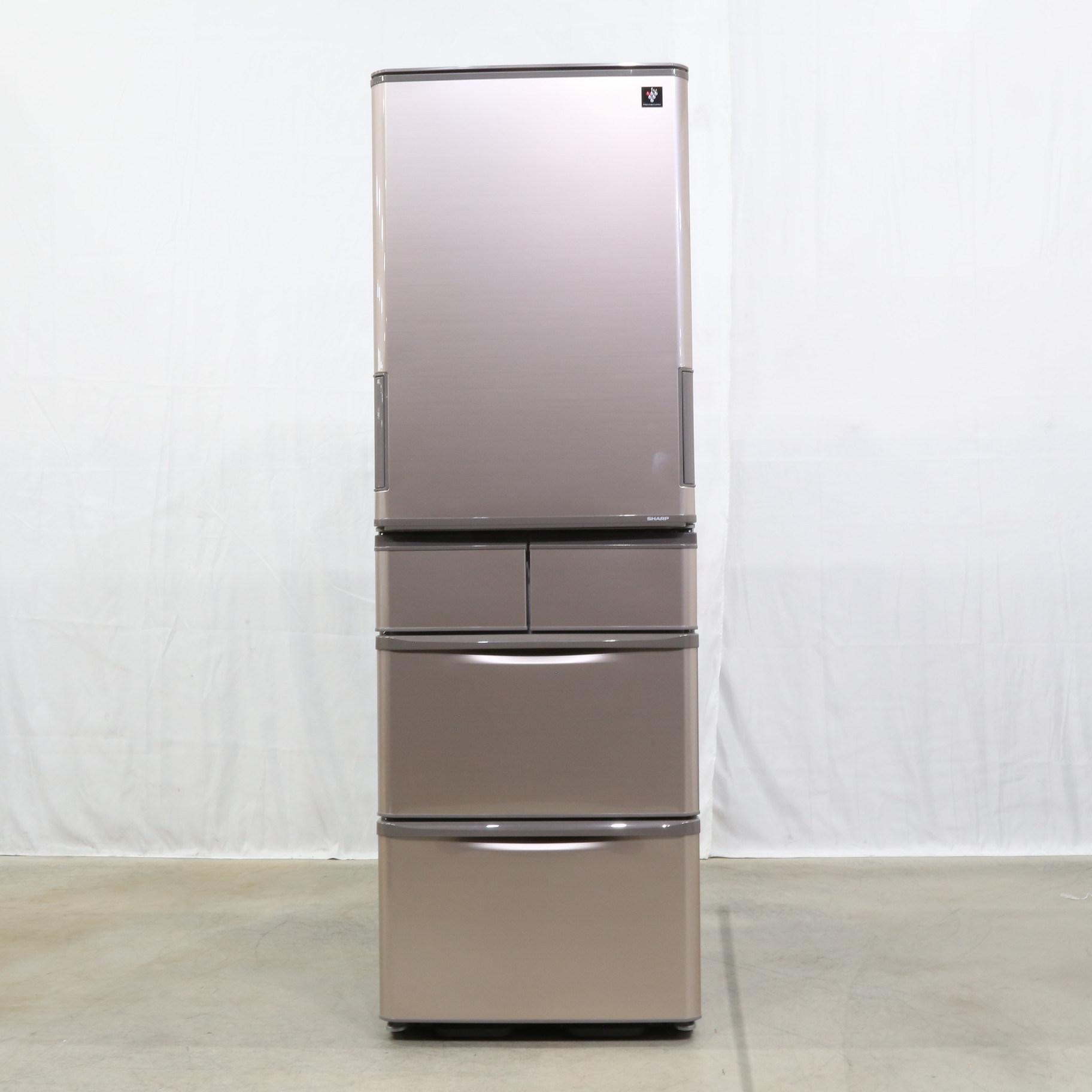 中古】〔展示品〕 冷蔵庫 ブラウン SJ-X416J-T ［5ドア ／左右開き 