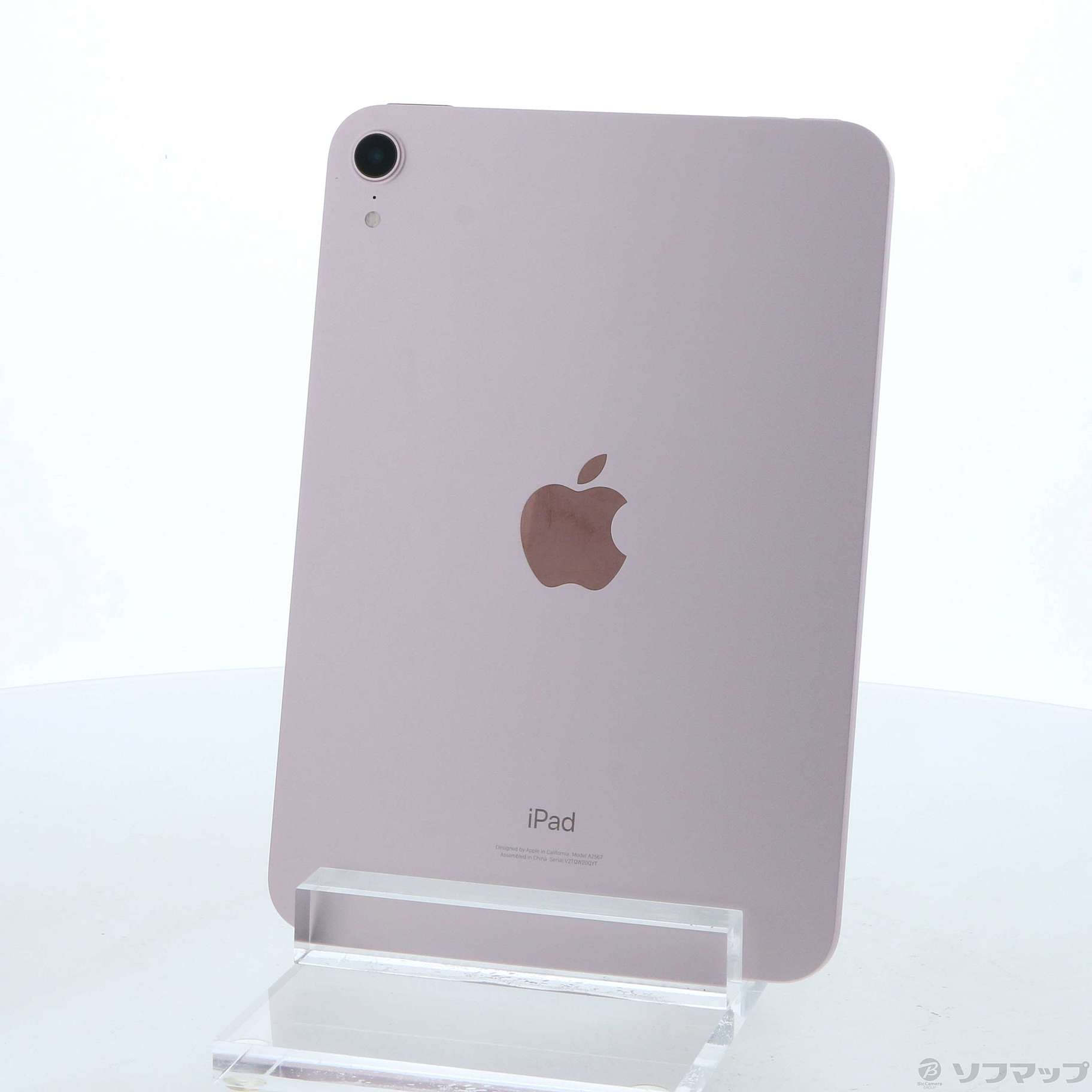 中古】iPad mini 第6世代 64GB ピンク MLWL3J／A Wi-Fi [2133044336359