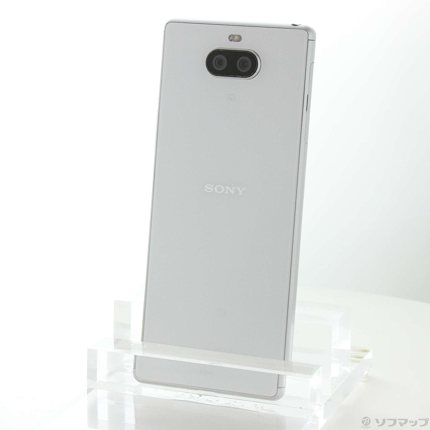 中古】Xperia 8 64GB ホワイト SOV42 W auロック解除SIMフリー