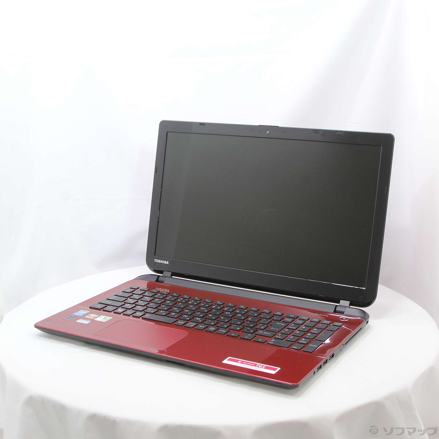 中古】格安安心パソコン dynabook T65／NR PT65NRP-SHA モデナレッド