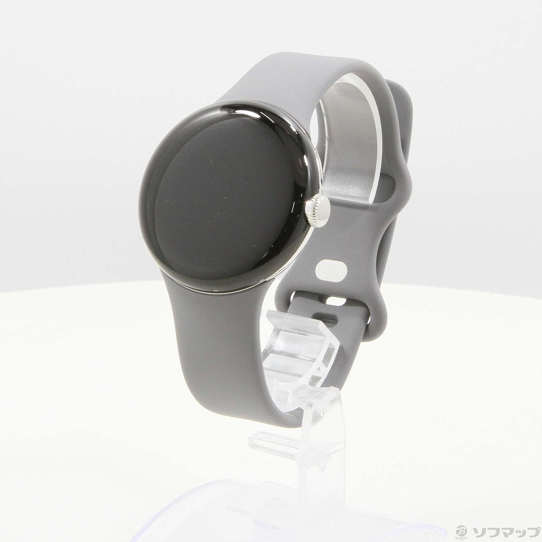 Pixel Watch Polished Silver Charcoal