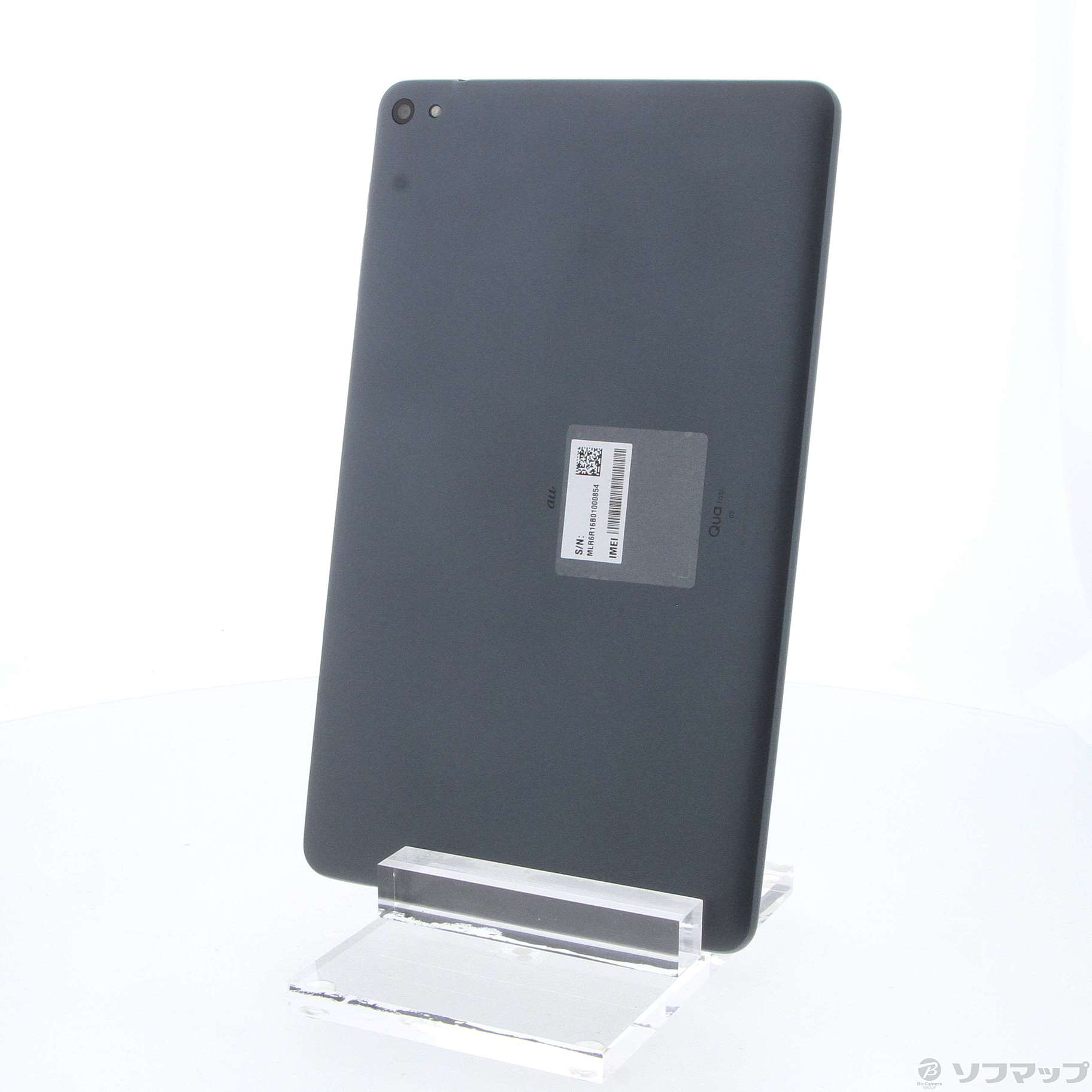 中古】Qua tab 02 16GB チャコールブラック HWT31 au [2133044358399