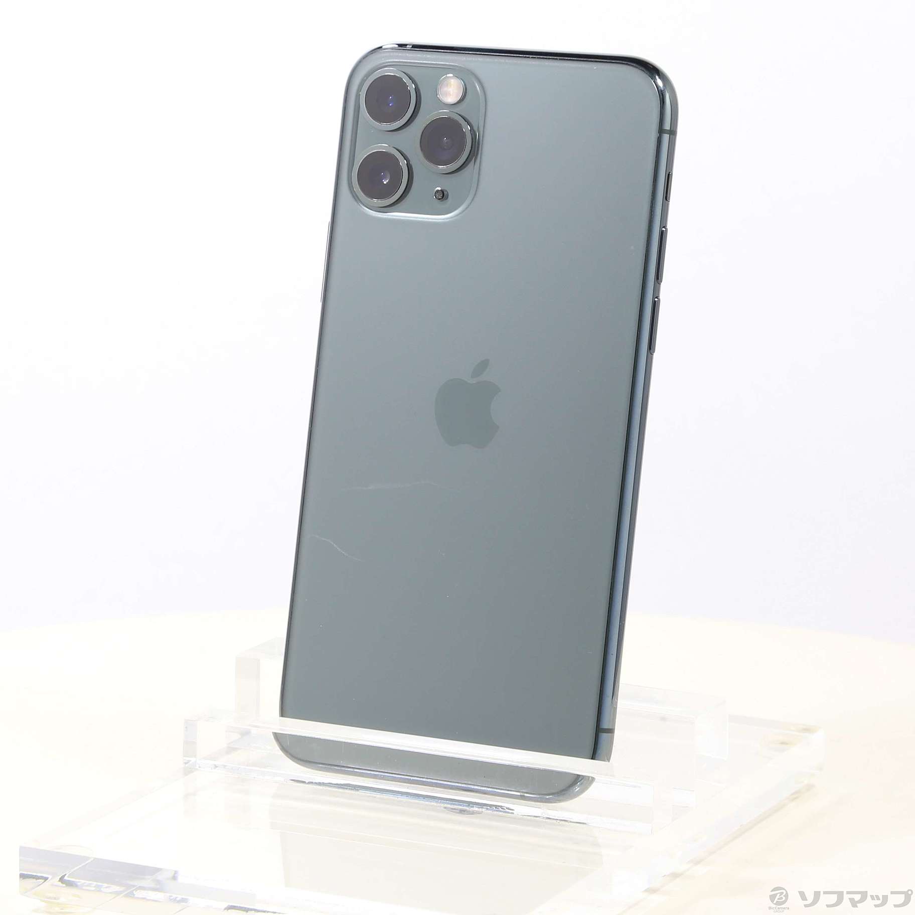 中古】iPhone11 Pro 256GB ミッドナイトグリーン MWCC2J／A SIMフリー