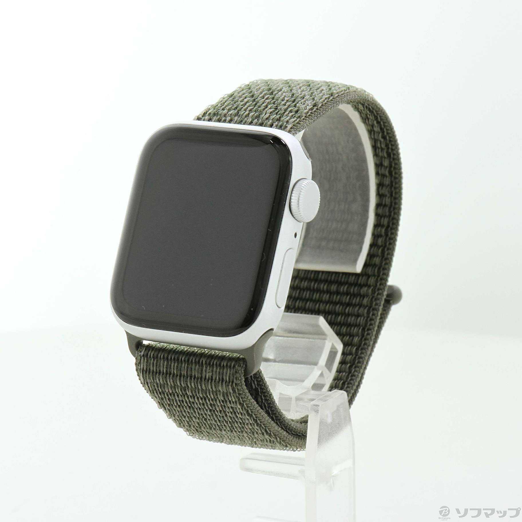 Apple Watch SE 第1世代 Nike GPS 40mm シルバーアルミニウムケース カーゴカーキNikeスポーツループ