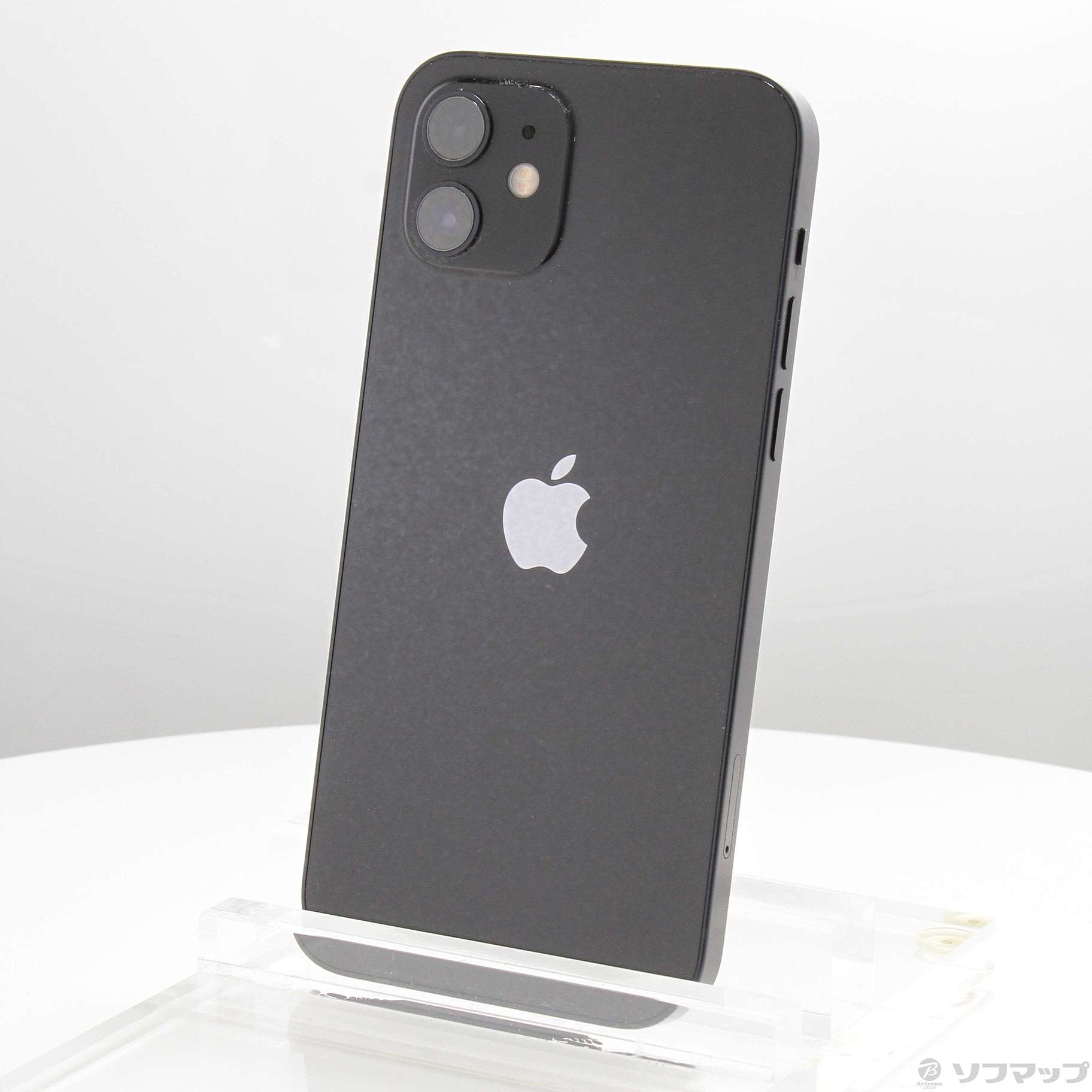 中古】iPhone12 128GB ブラック MGHU3J／A SIMフリー [2133044393345