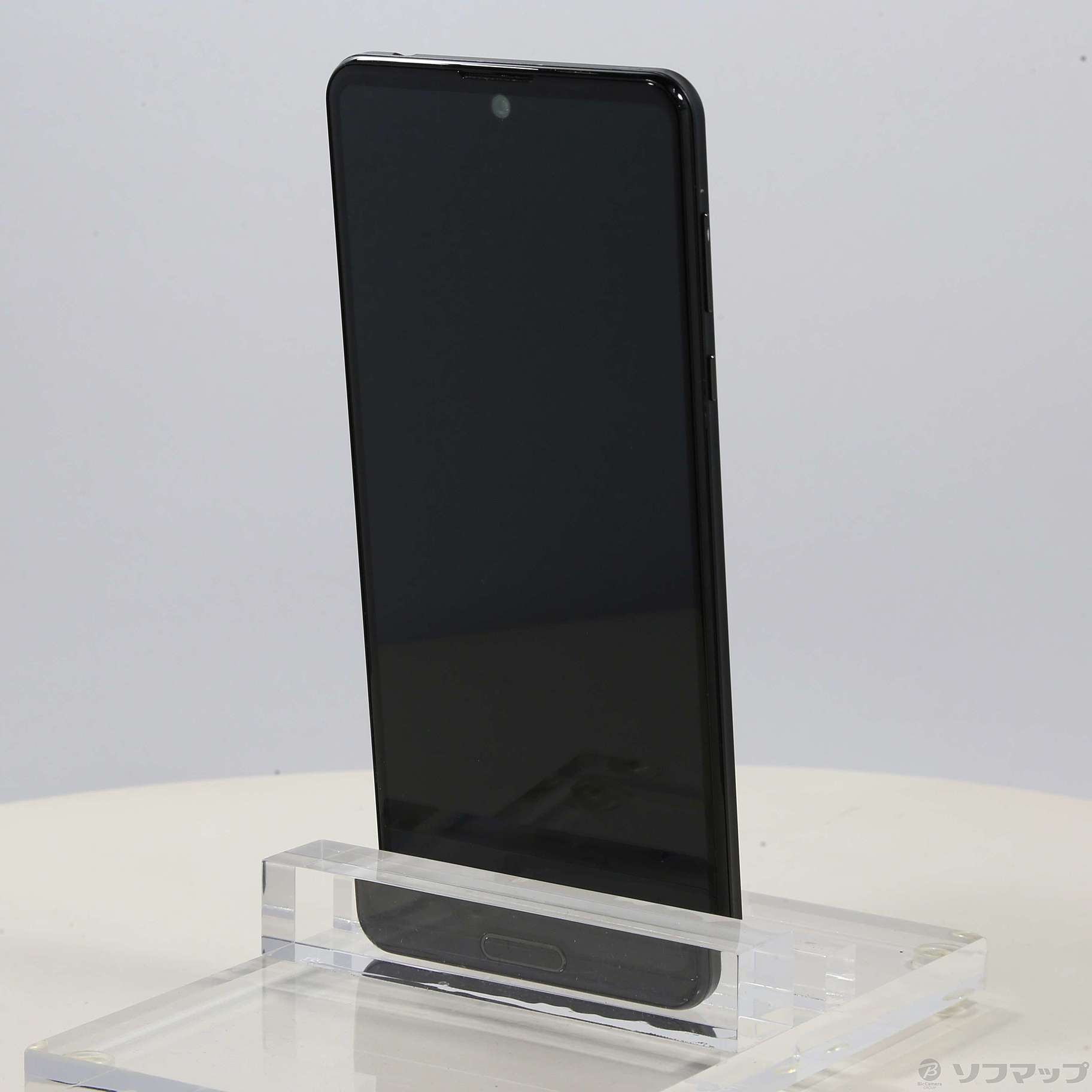 中古】AQUOS R5G 256GB ブラックレイ 908SH SoftBankロック解除SIM