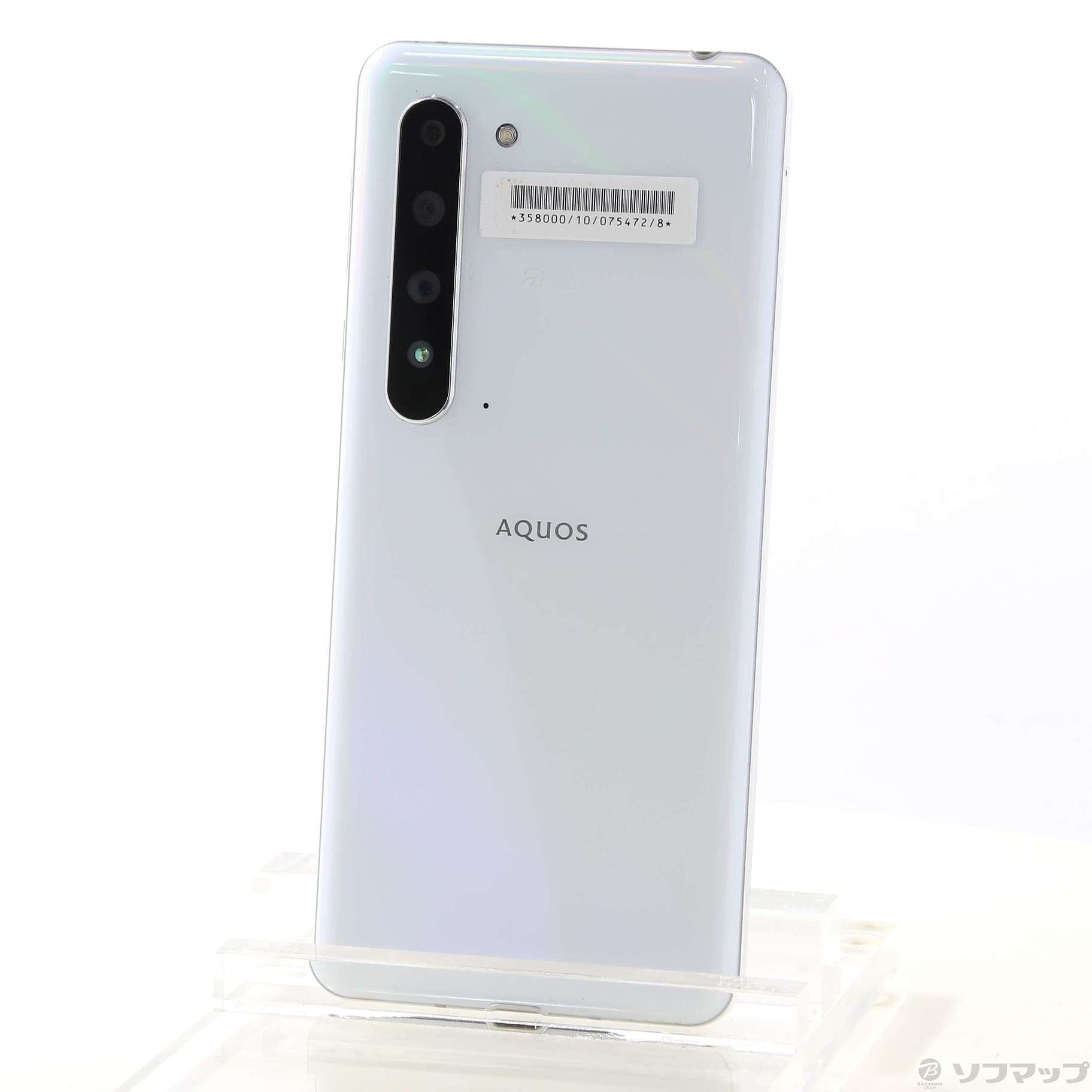 【ちょい美品】au AQUOS  R5G 白  SIMフリー(タッチ訳あり) ちょい美品】au AQUOS R5G 白 SIMフリー(タッチ訳あり) AQUOS R5G 中古