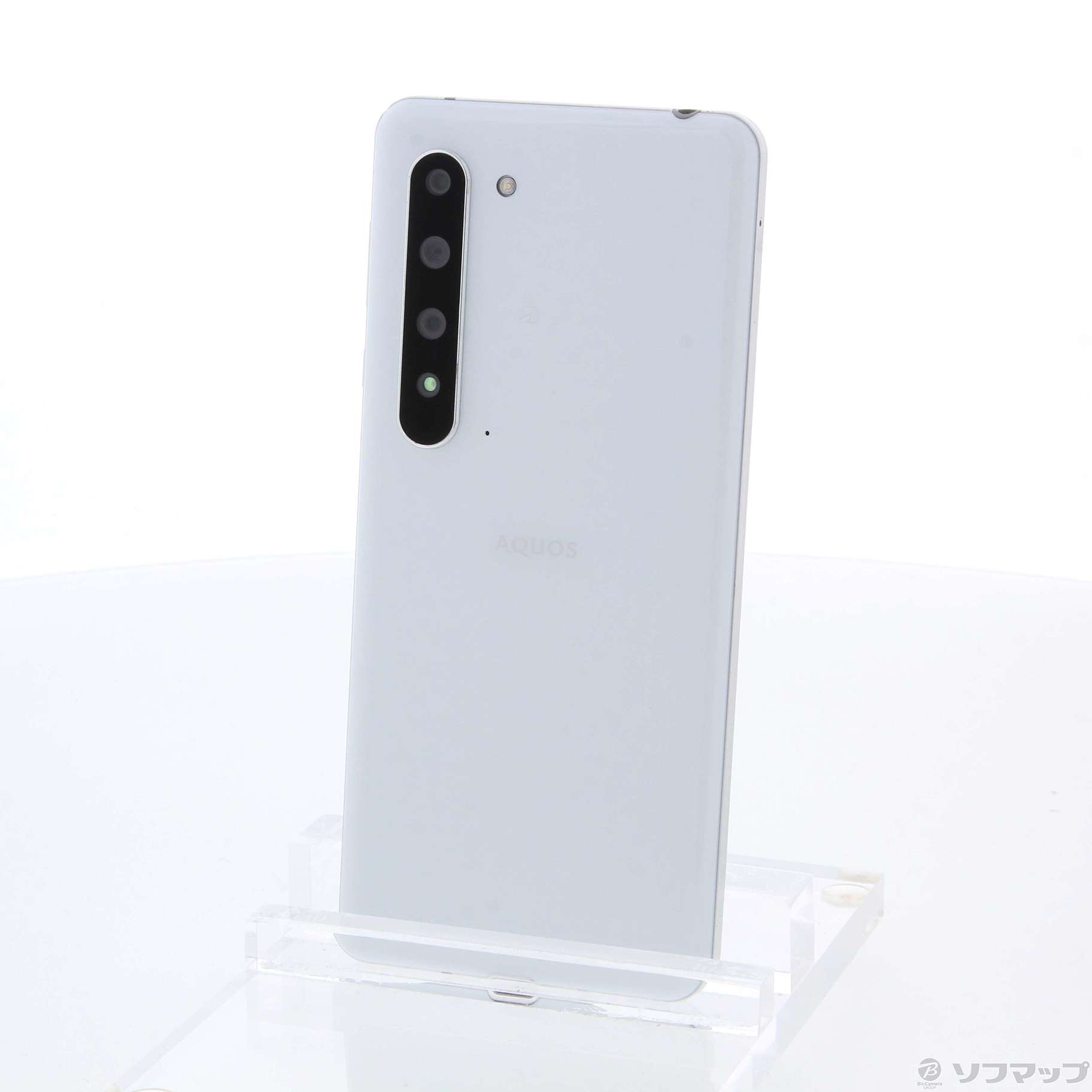 中古】AQUOS R5G 256GB オーロラホワイト 908SH SoftBankロック