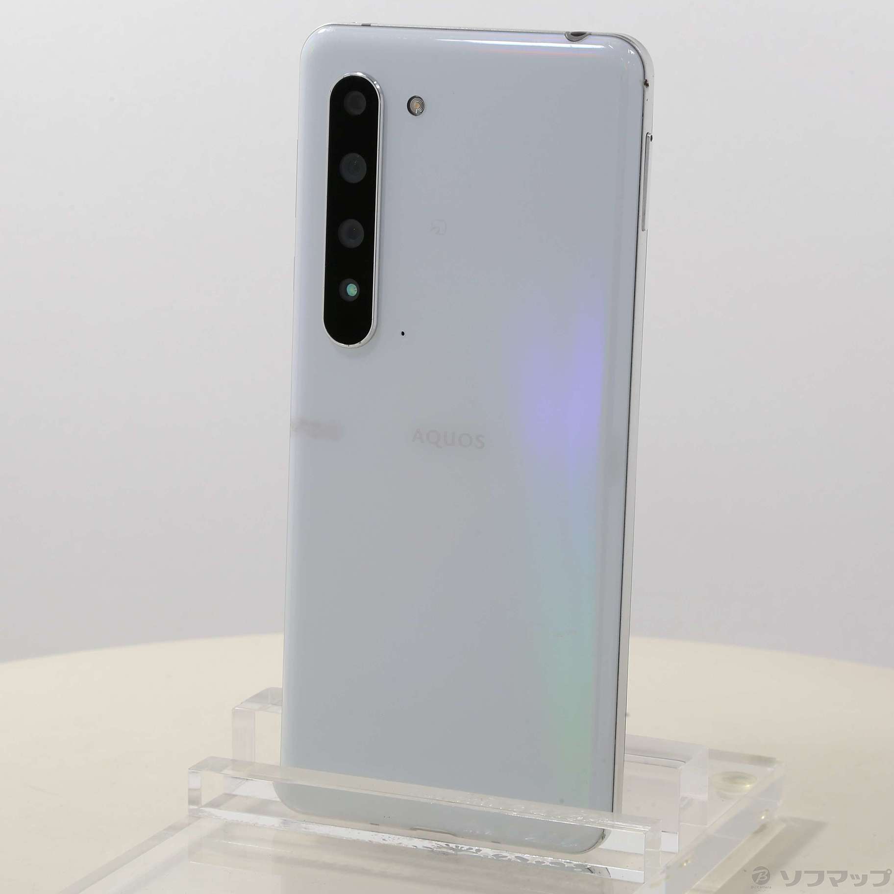 中古】セール対象品 AQUOS R5G 256GB オーロラホワイト 908SH SoftBank