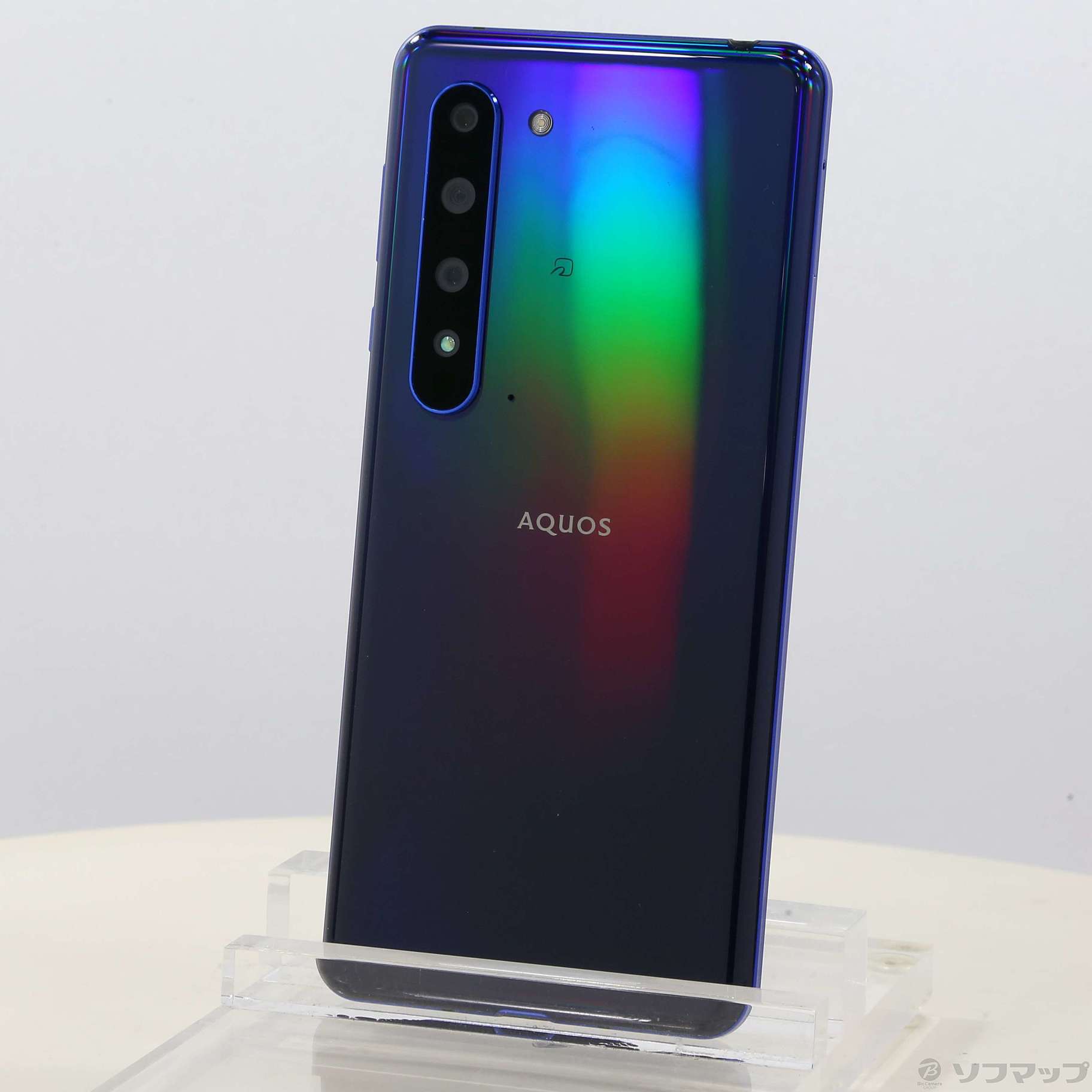 中古】セール対象品 AQUOS R5G 256GB アースブルー 908SH SoftBank