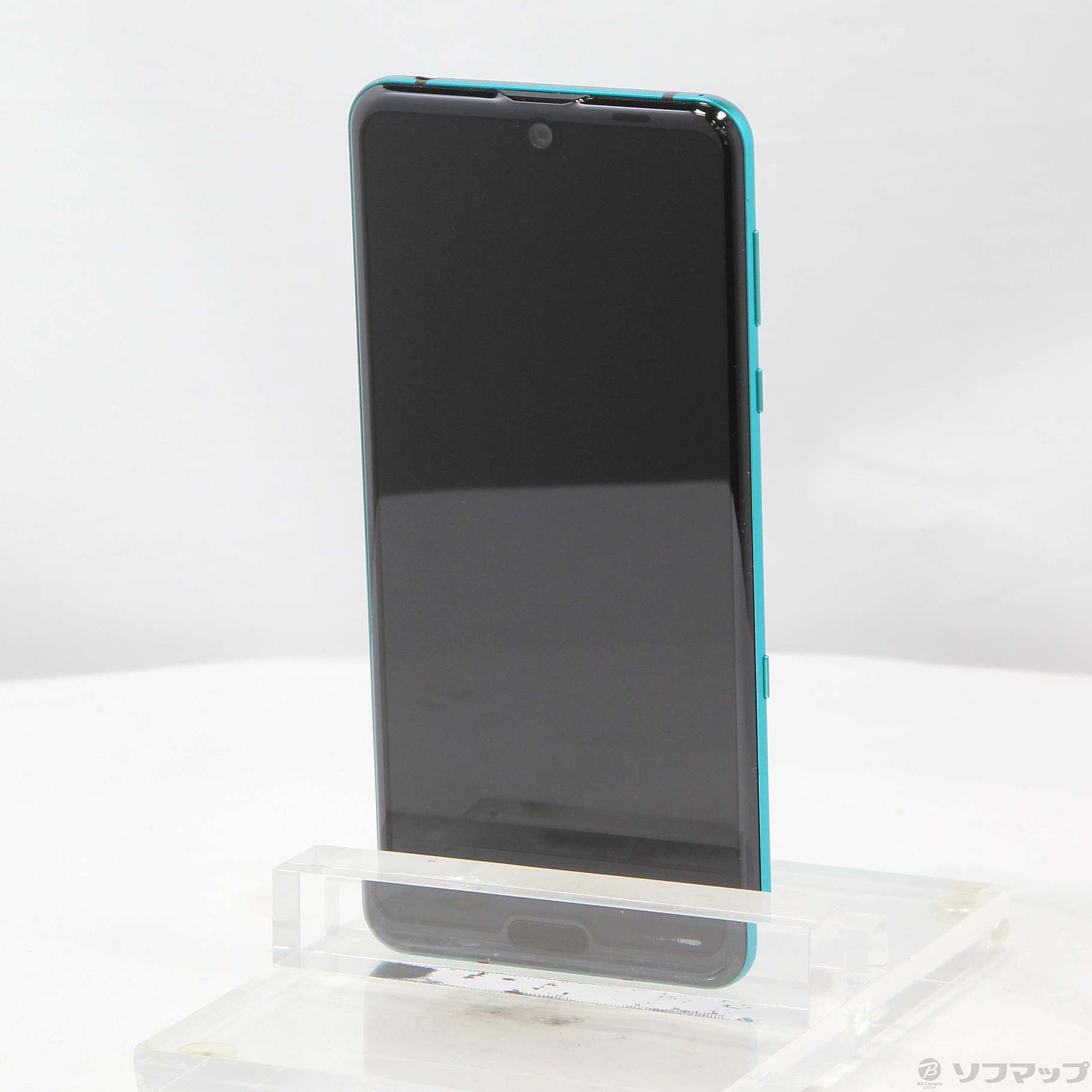 中古】AQUOS R3 128GB エレガントグリーン 808SH SoftBankロック解除