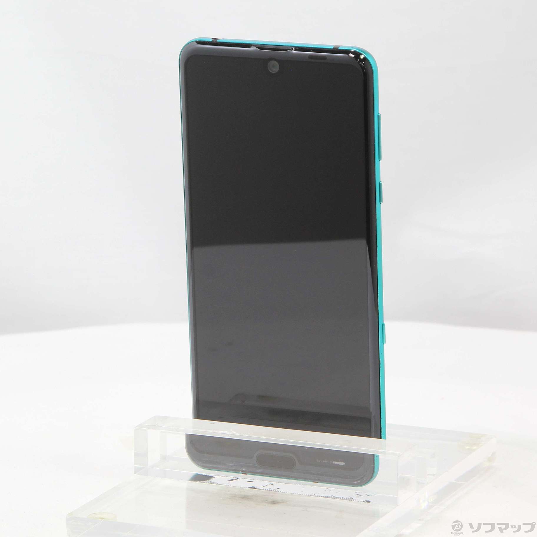 中古】AQUOS R3 128GB エレガントグリーン 808SH SoftBankロック解除