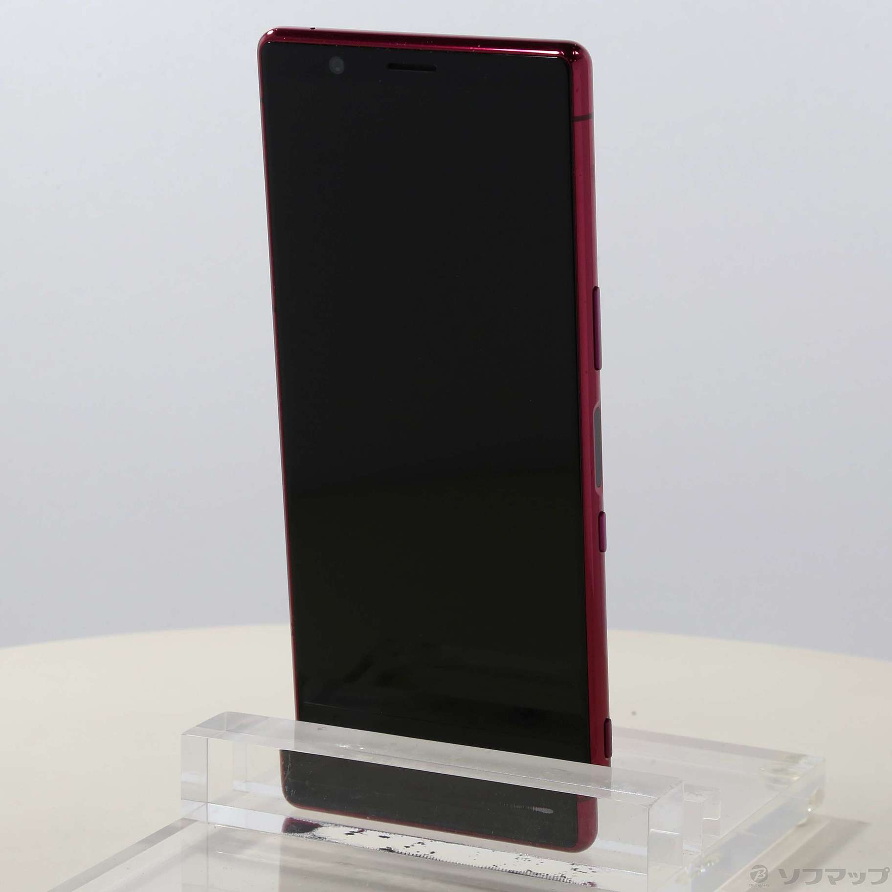 中古】Xperia 5 64GB レッド 901SO SoftBankロック解除SIMフリー