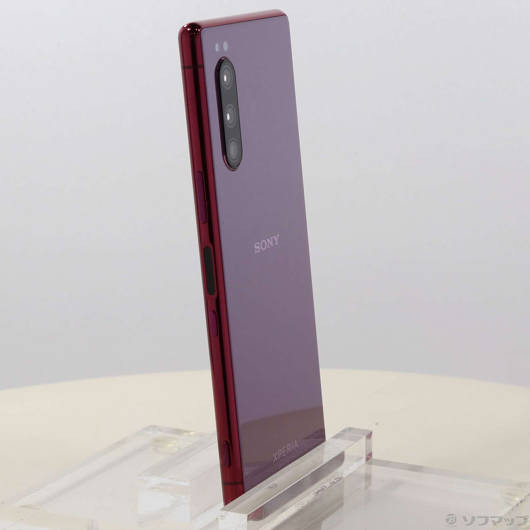 中古】Xperia 5 64GB レッド 901SO SoftBankロック解除SIMフリー