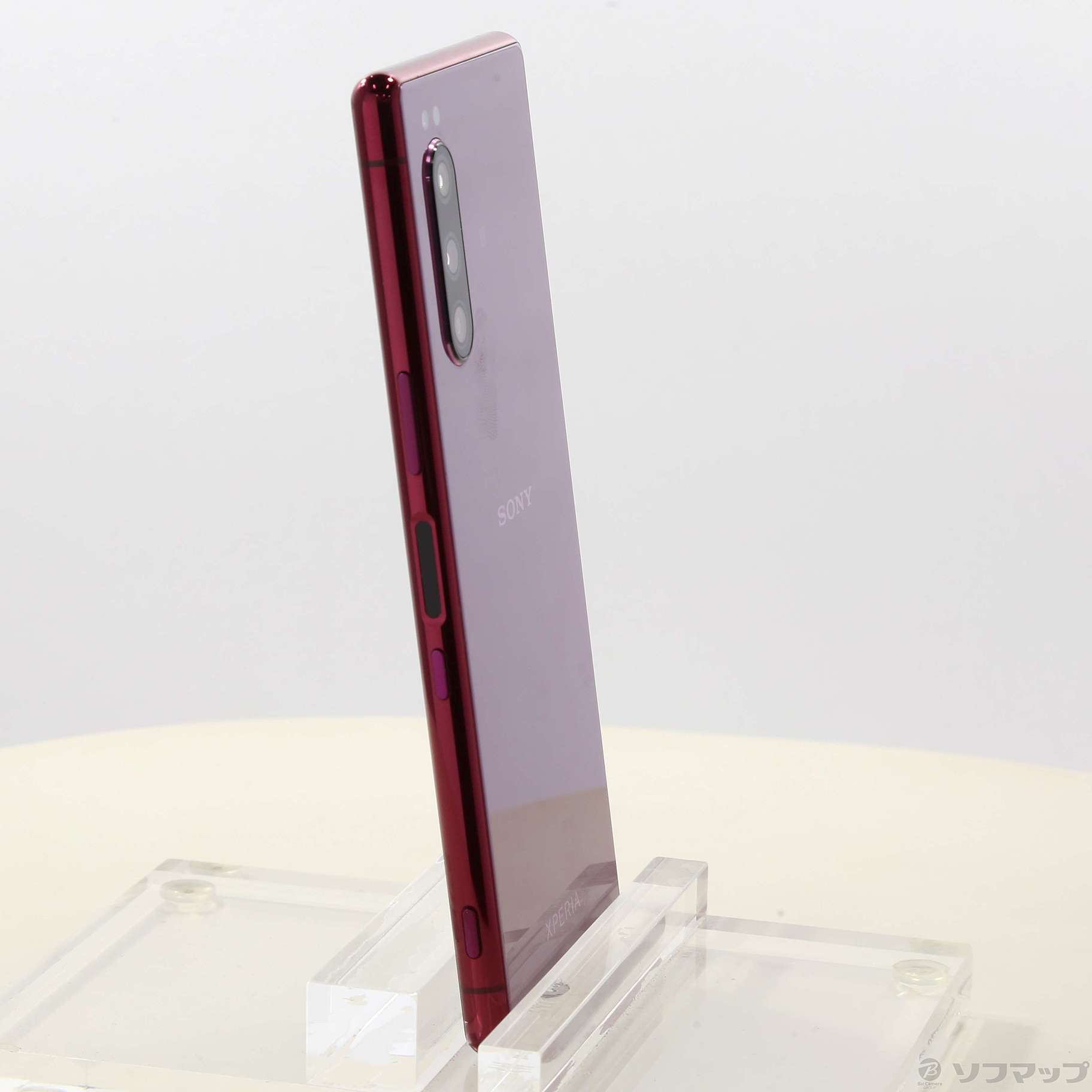 中古】Xperia 5 64GB レッド 901SO SoftBankロック解除SIMフリー