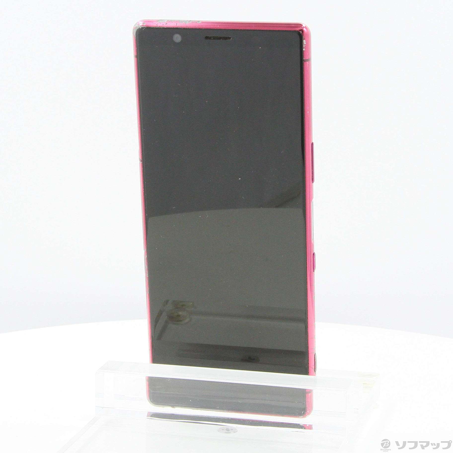 中古】Xperia 5 64GB レッド 901SO SoftBankロック解除SIMフリー