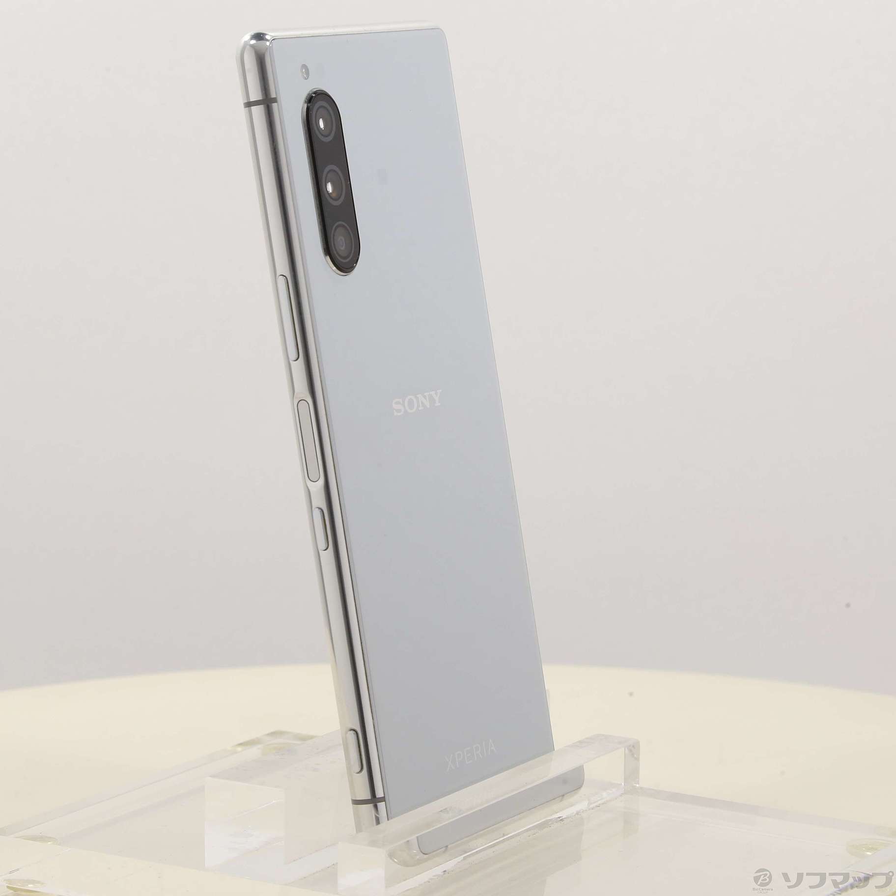 中古】Xperia 5 64GB グレー 901SO SoftBankロック解除SIMフリー