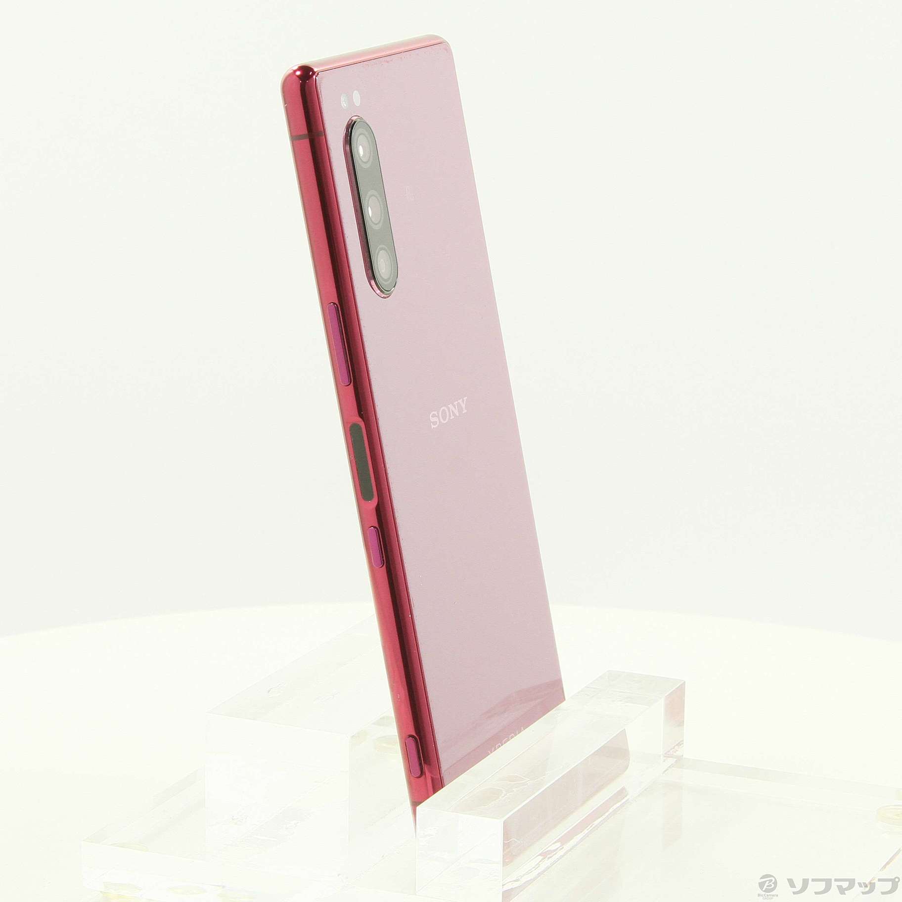 美品！Xperia 5 レッド 64 GB Softbankモデル-