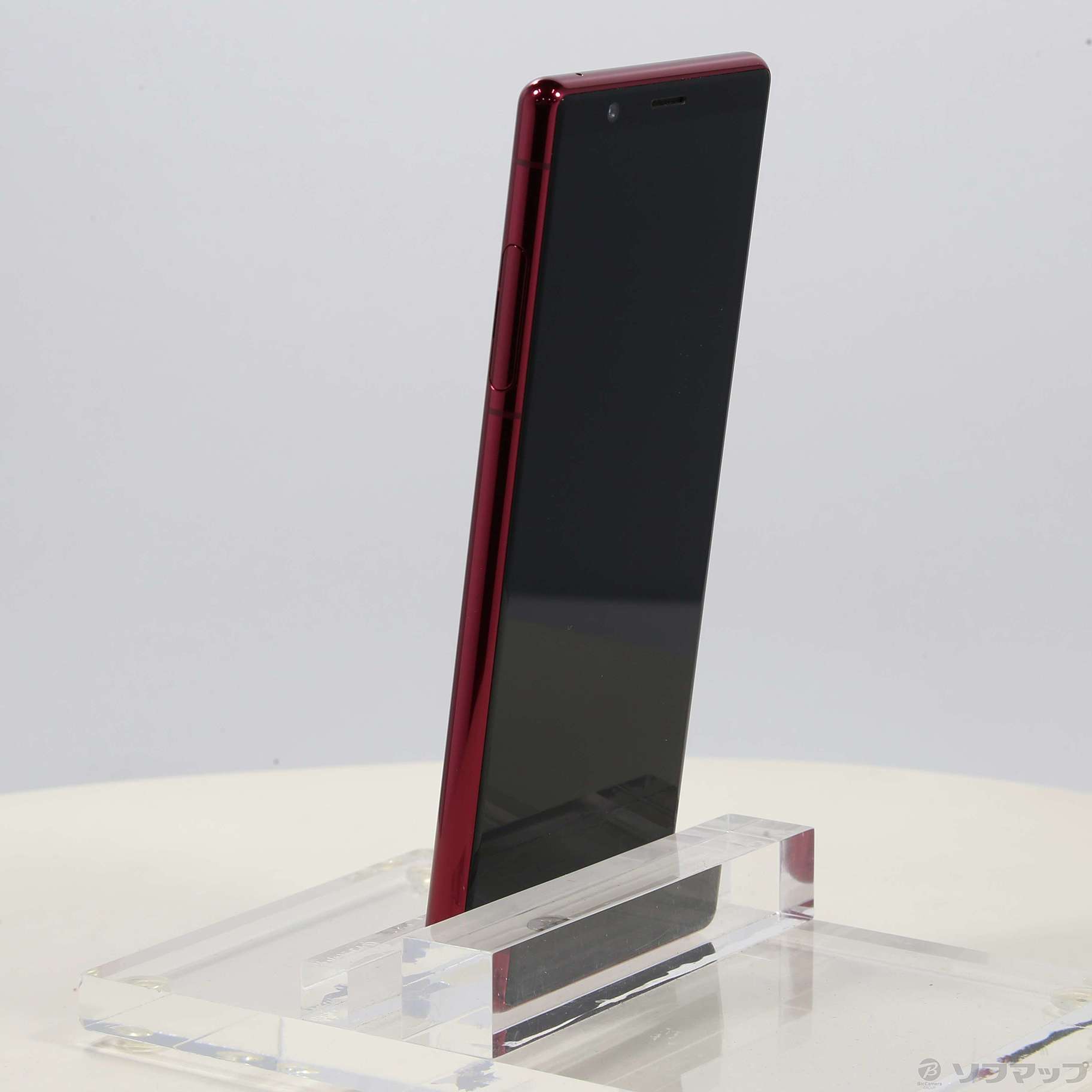 中古】Xperia 5 64GB レッド 901SO SoftBankロック解除SIMフリー ◇02