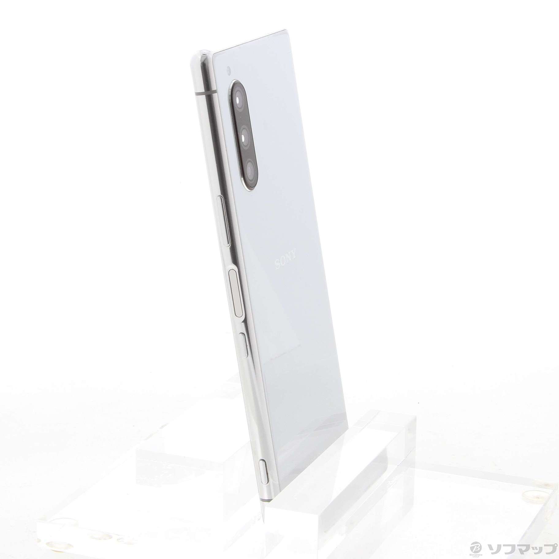 中古】Xperia 5 64GB グレー 901SO SoftBankロック解除SIMフリー