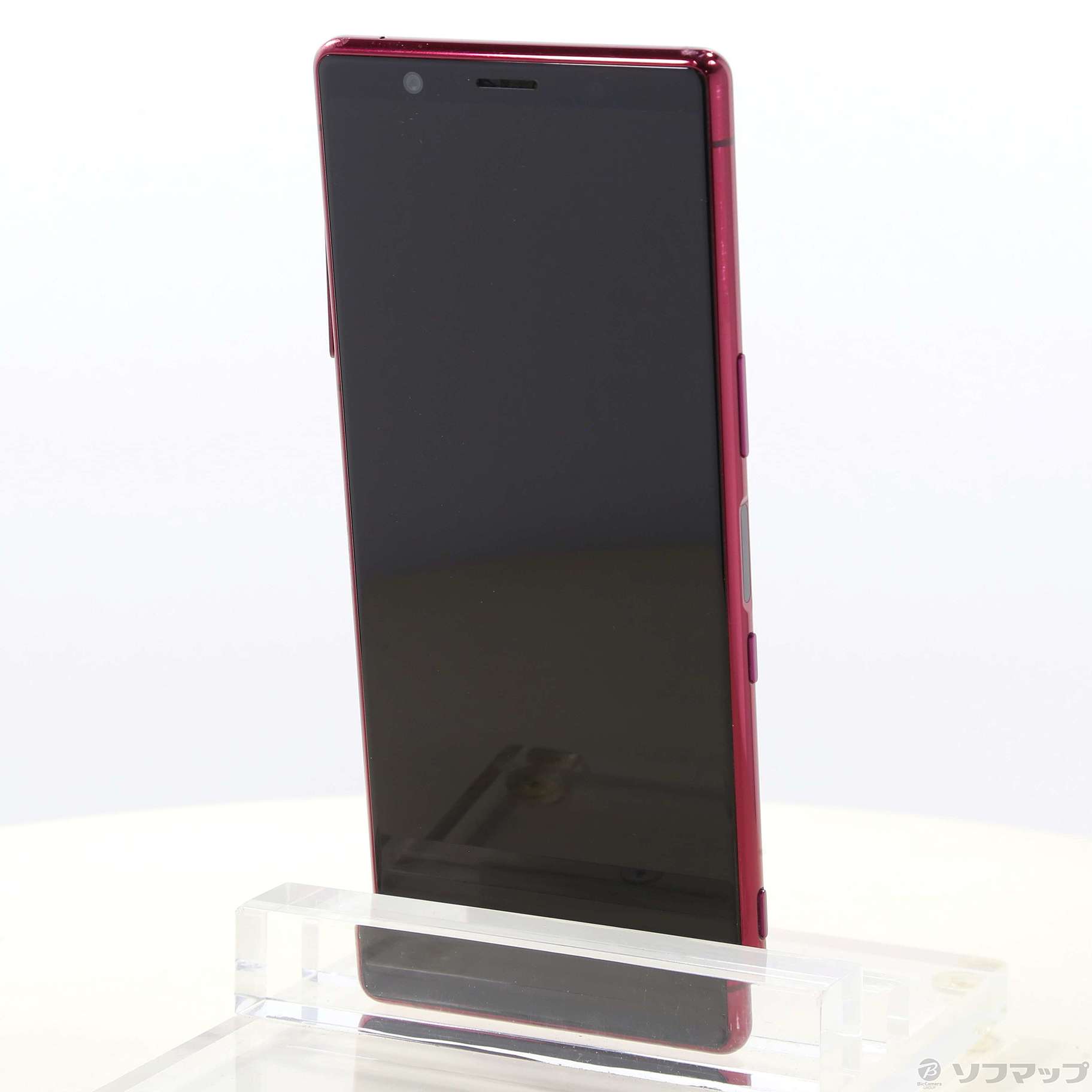 中古】Xperia 5 64GB レッド 901SO SoftBankロック解除SIMフリー