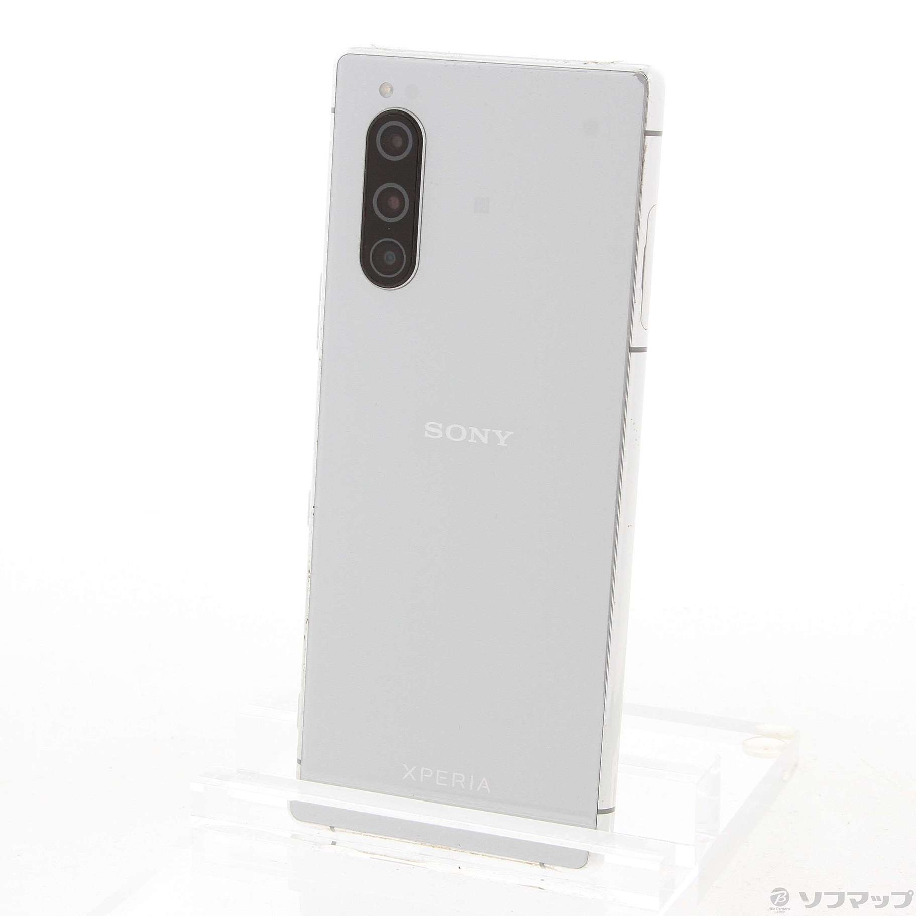 中古】Xperia 5 64GB グレー 901SO SoftBankロック解除SIMフリー